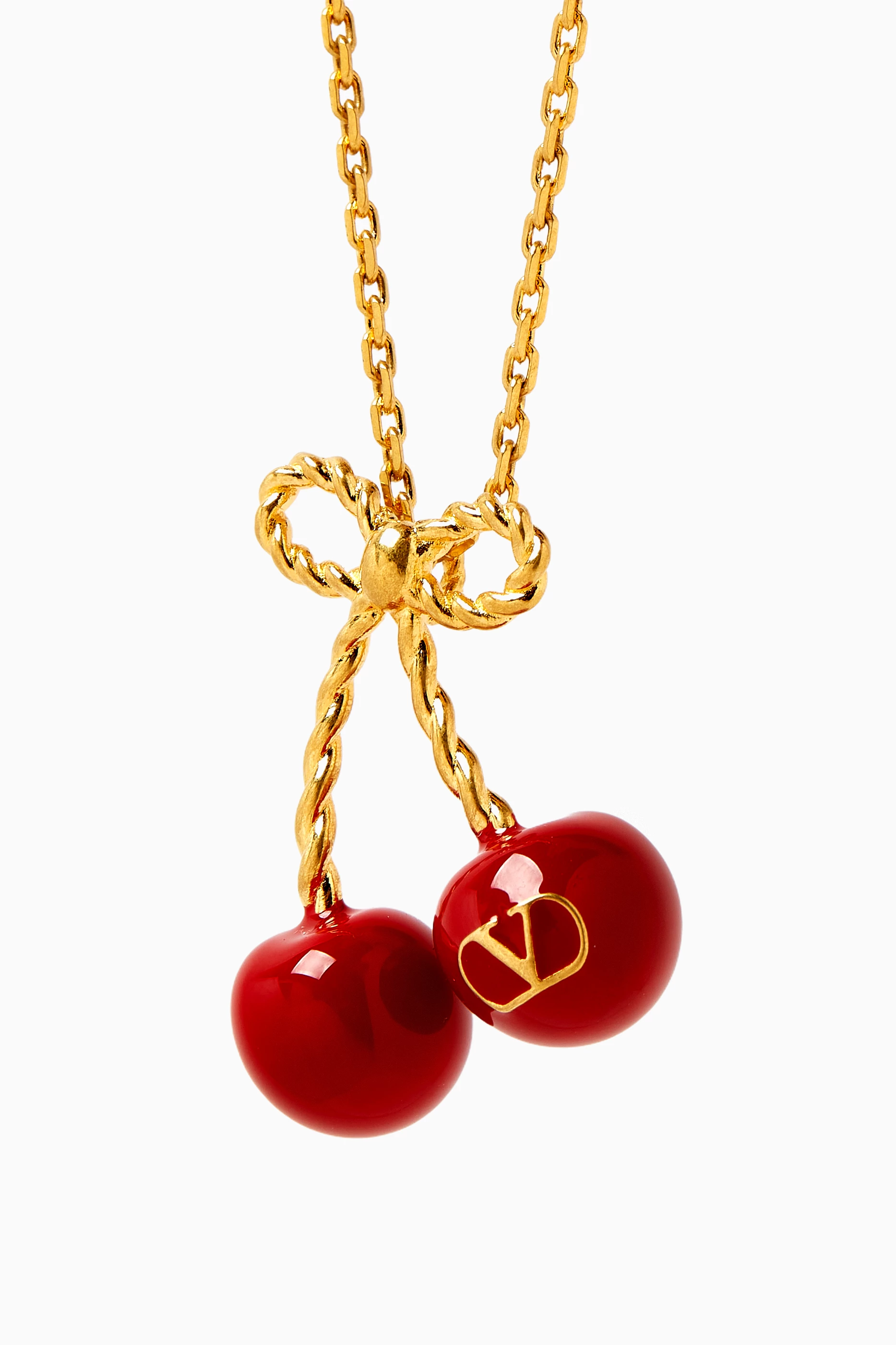 ネックレス・ペンダント VALENTINO GARAVANI COEUR  NECKLACE Coeur Royal Necklace In Metal, Enamel And Beads for Woman in