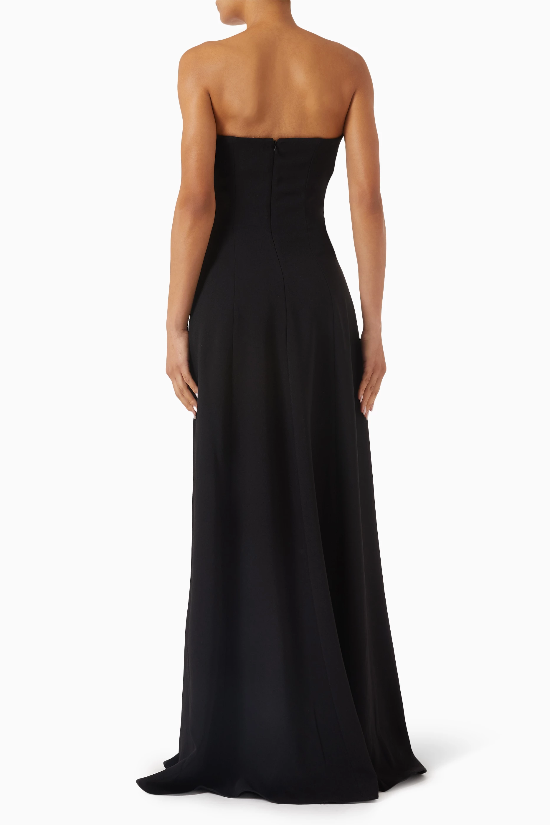 ワンピース SOLACE LONDON FW25 Helena Maxi Dress (OS44021 BLACK) Buy Solace London Black Helena Maxi Dress For Women Online