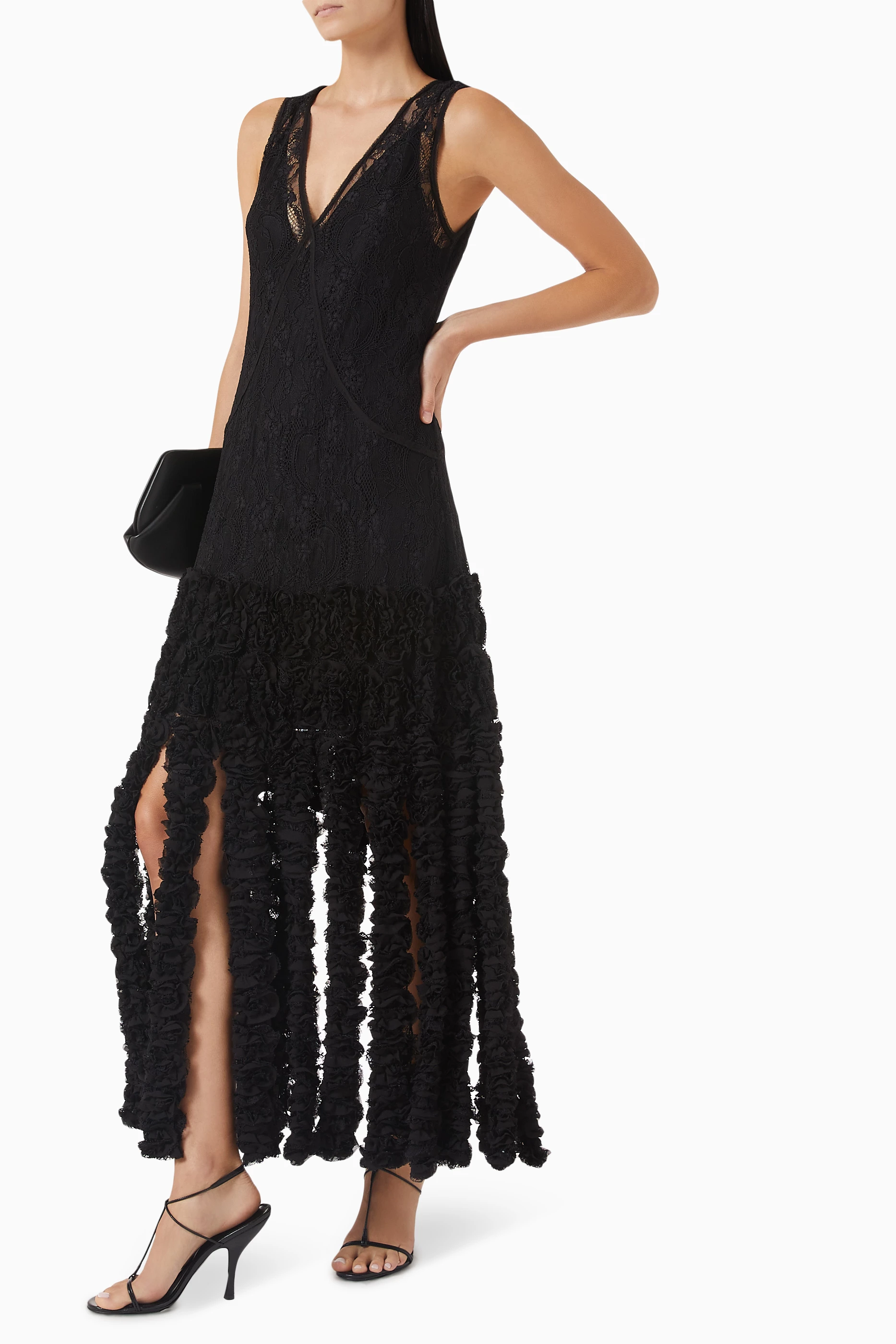 alexis jeysa dress Lace Gown - Black girls trips Jeysa Dress SAGE / L