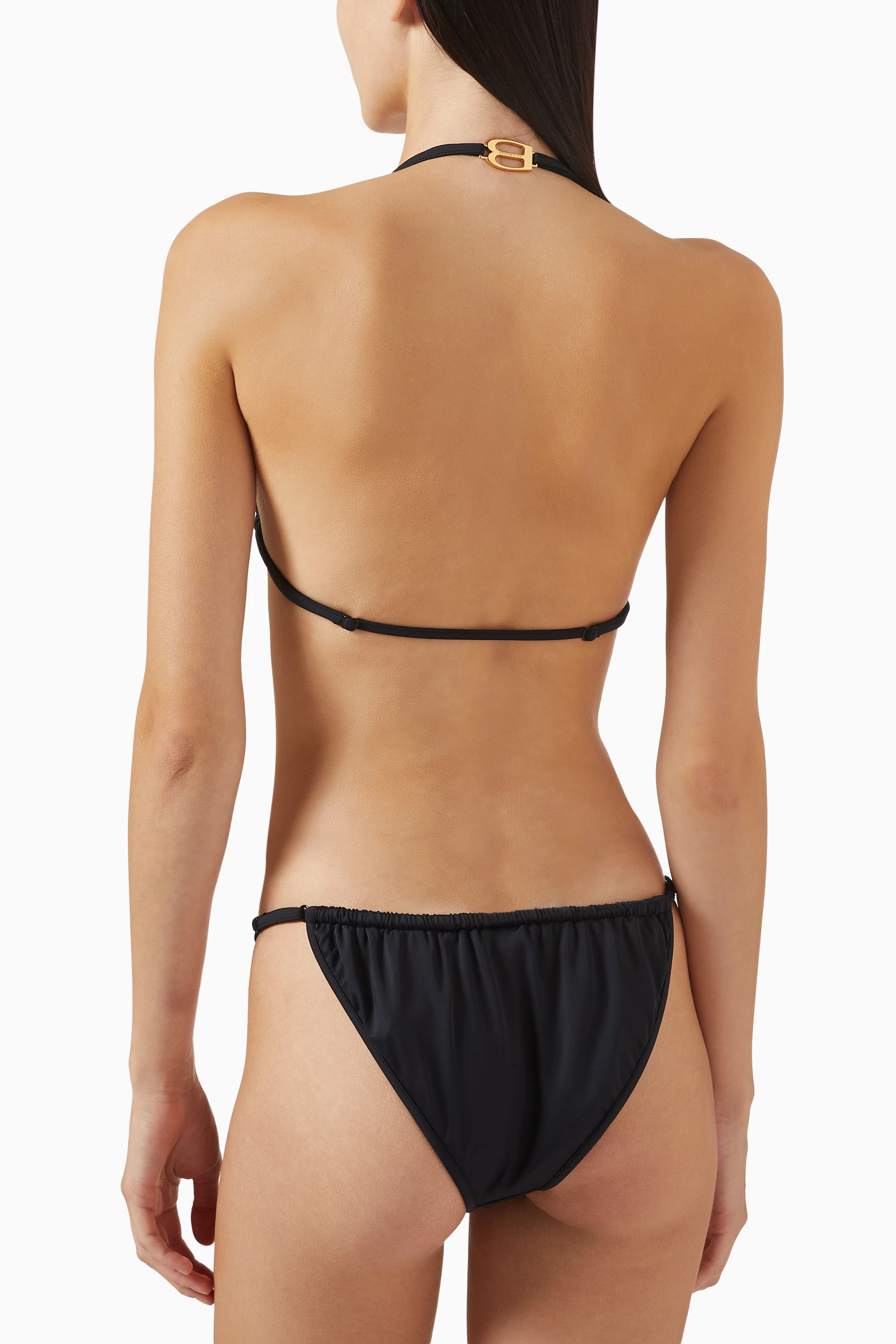 【 BALENCIAGA 】 BB Buckle ビキニ BB Buckle Bikin Women's Bb Buckle Bikini in White/silver | Balenciaga US