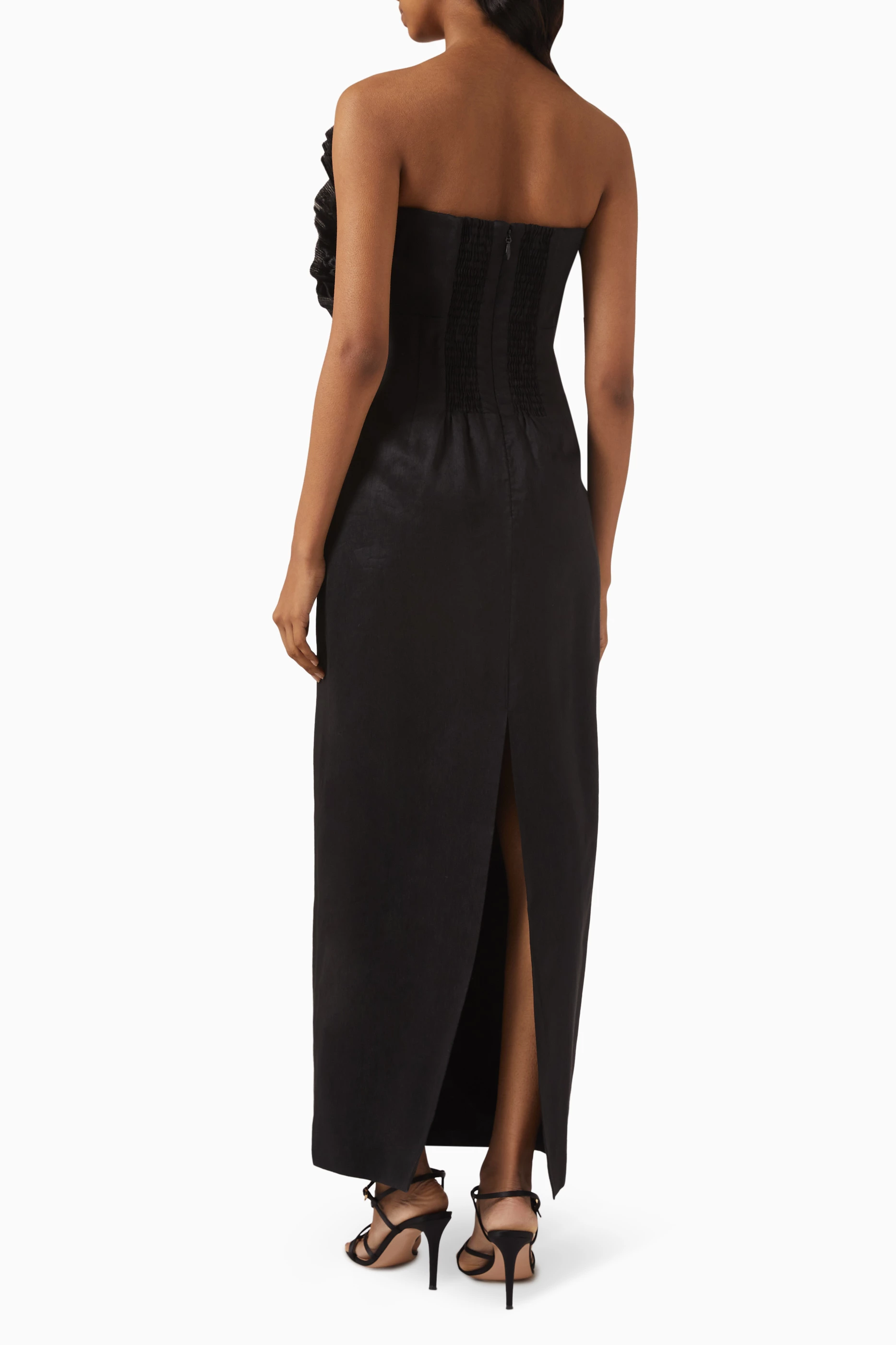 aje kira midi dress Aje Kira Midi Dress - Blue