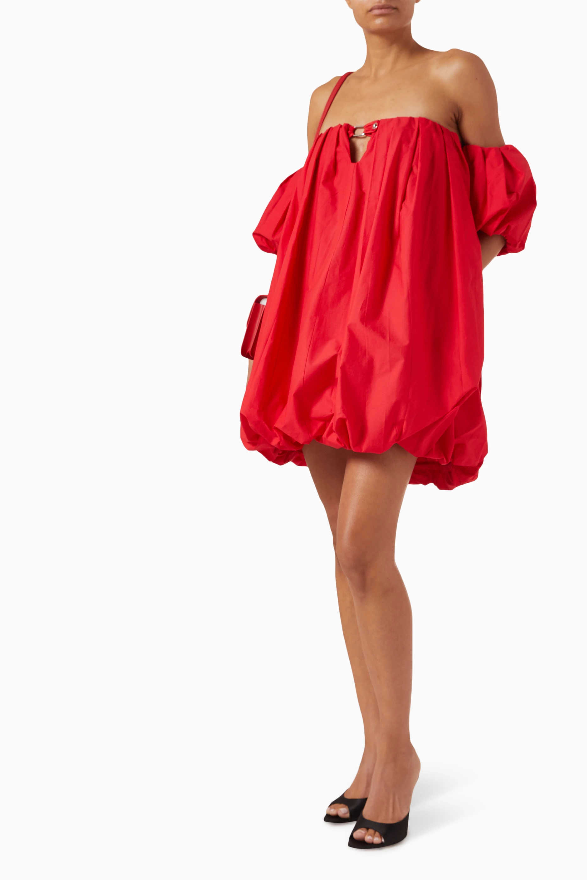 最終お値下 プランクプロジェクト Ruffle Balloon Dress 36 New ONE33 SOCIAL 4 Bright Fuchsia Ruffle Tiered Halter Dress