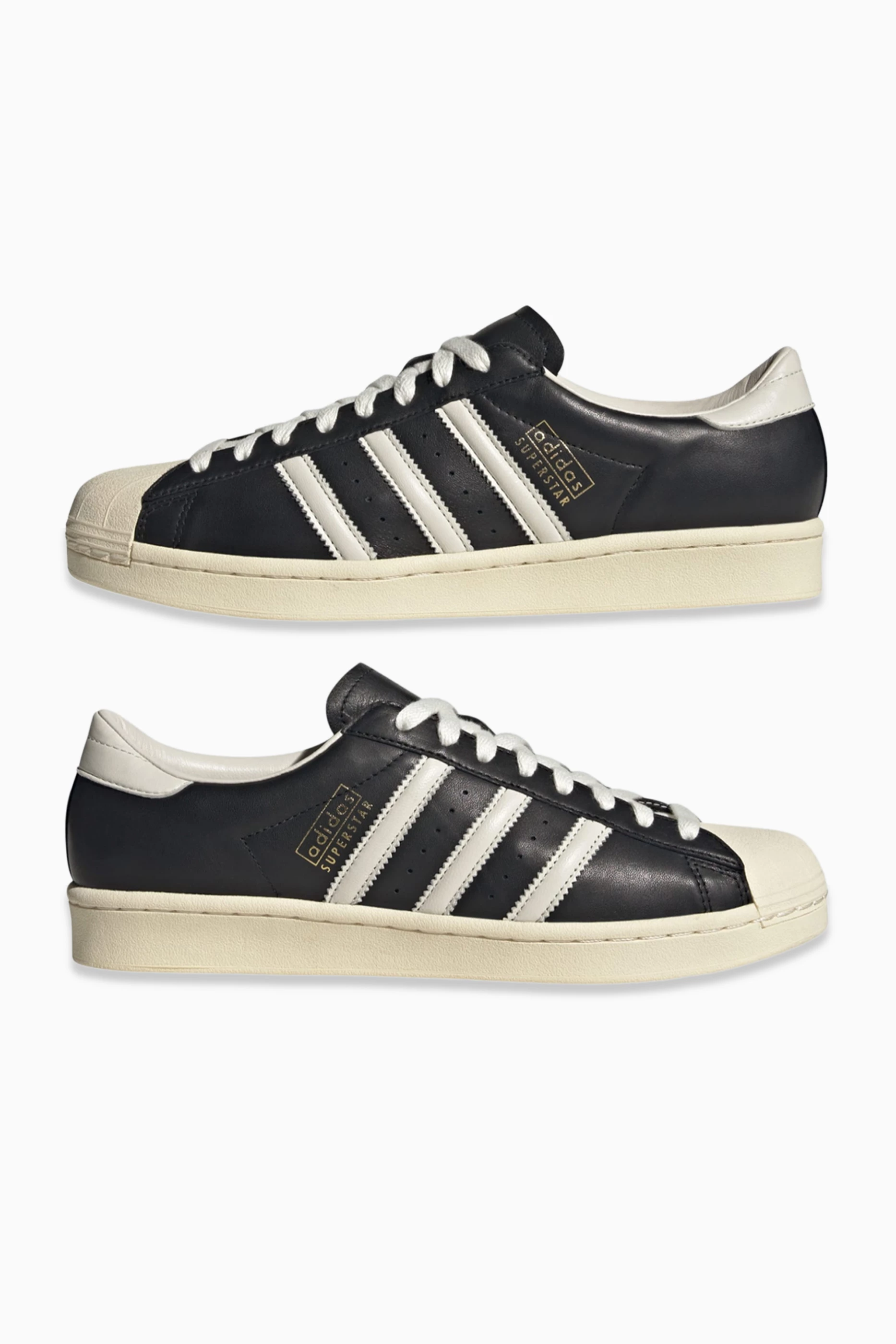 Buy adidas Black Superstar Low-top Sneakers in Leather For Women Online |  Ounass UAE