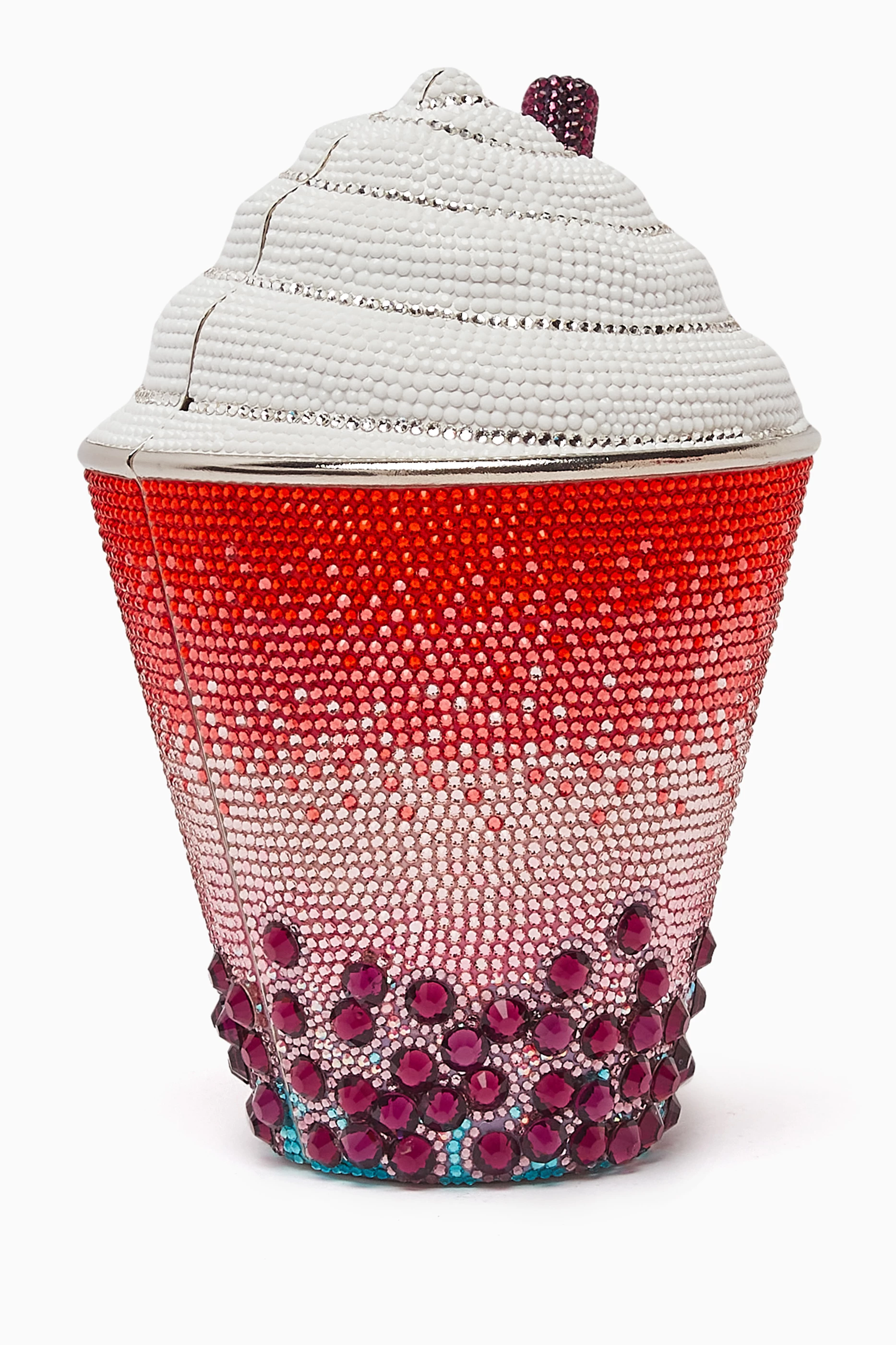 Buy Judith Leiber Multicolour Frozen Drink Bubble Tea Crystal