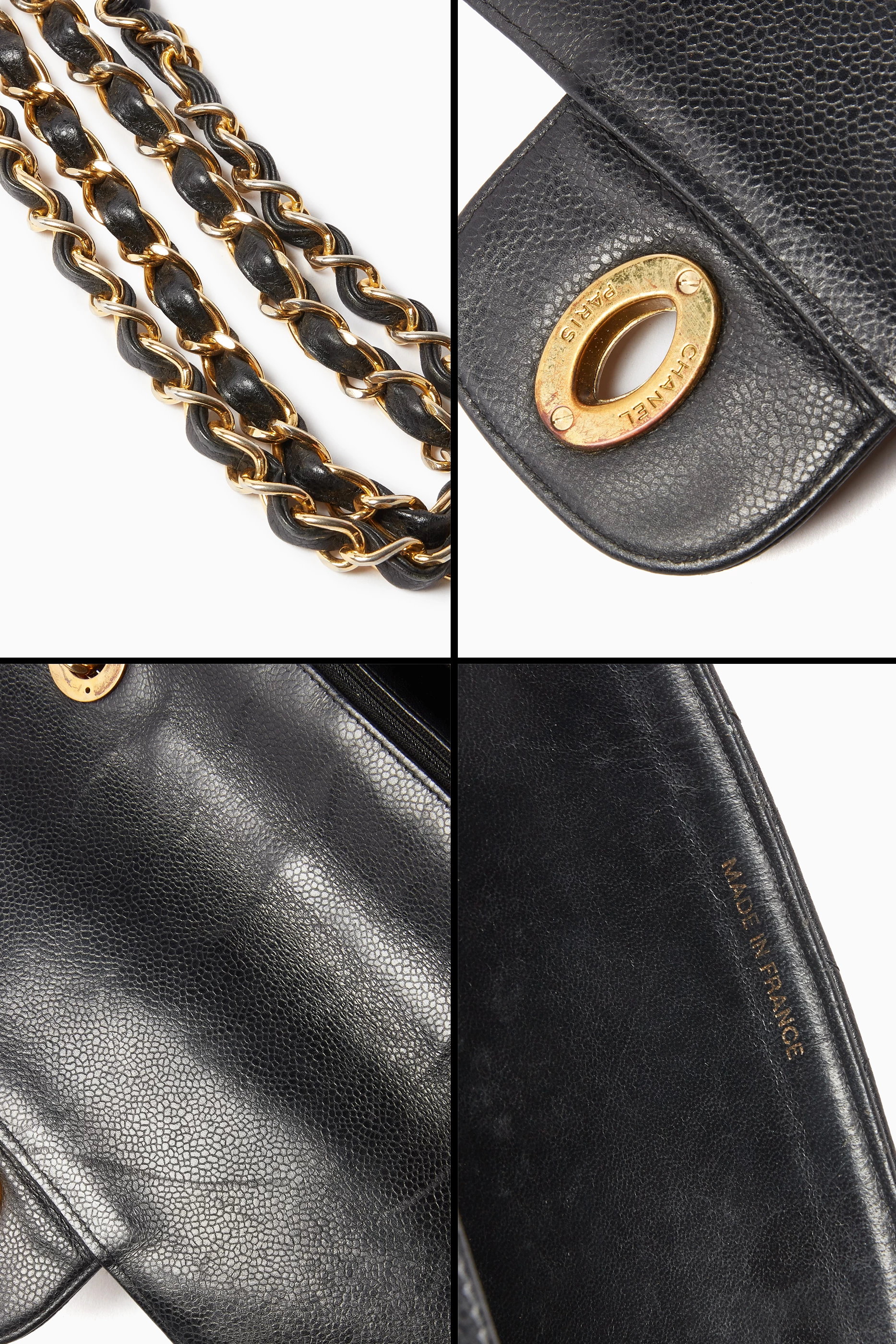 Buy Chanel Pre-Loved Black 90s Mademoiselle Single Flap Bag in