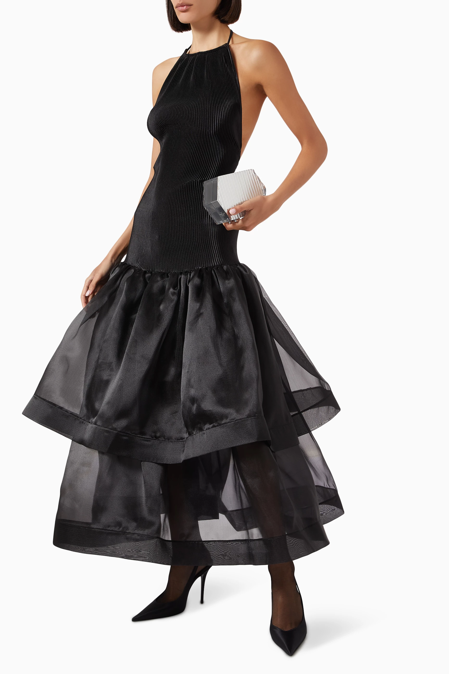 chinese dress ladies Carrie Dress - Ballet – L'IDÉE main image 1