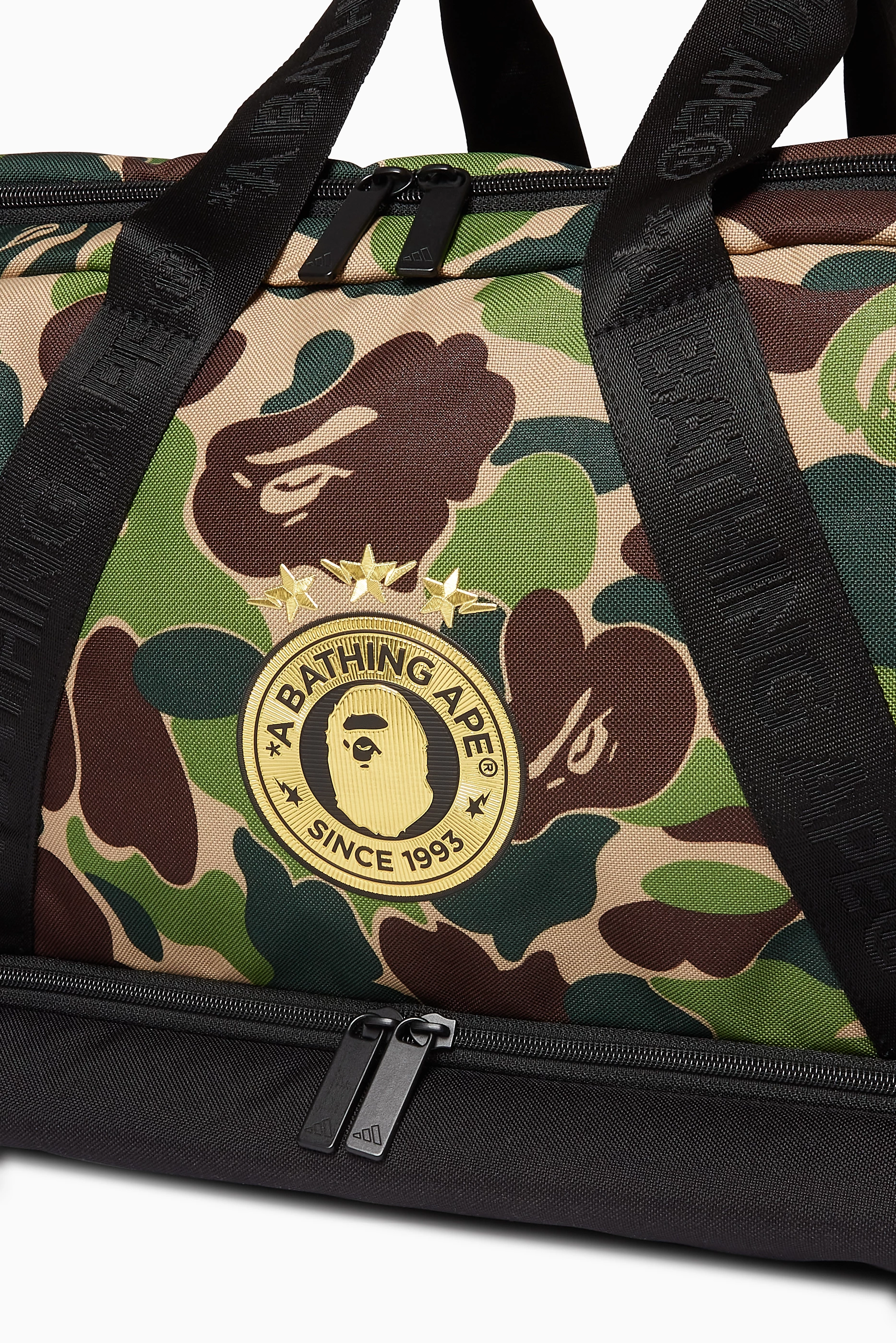 Buy adidas Multicolour x BAPE Camouflage-print Duffle Bag in