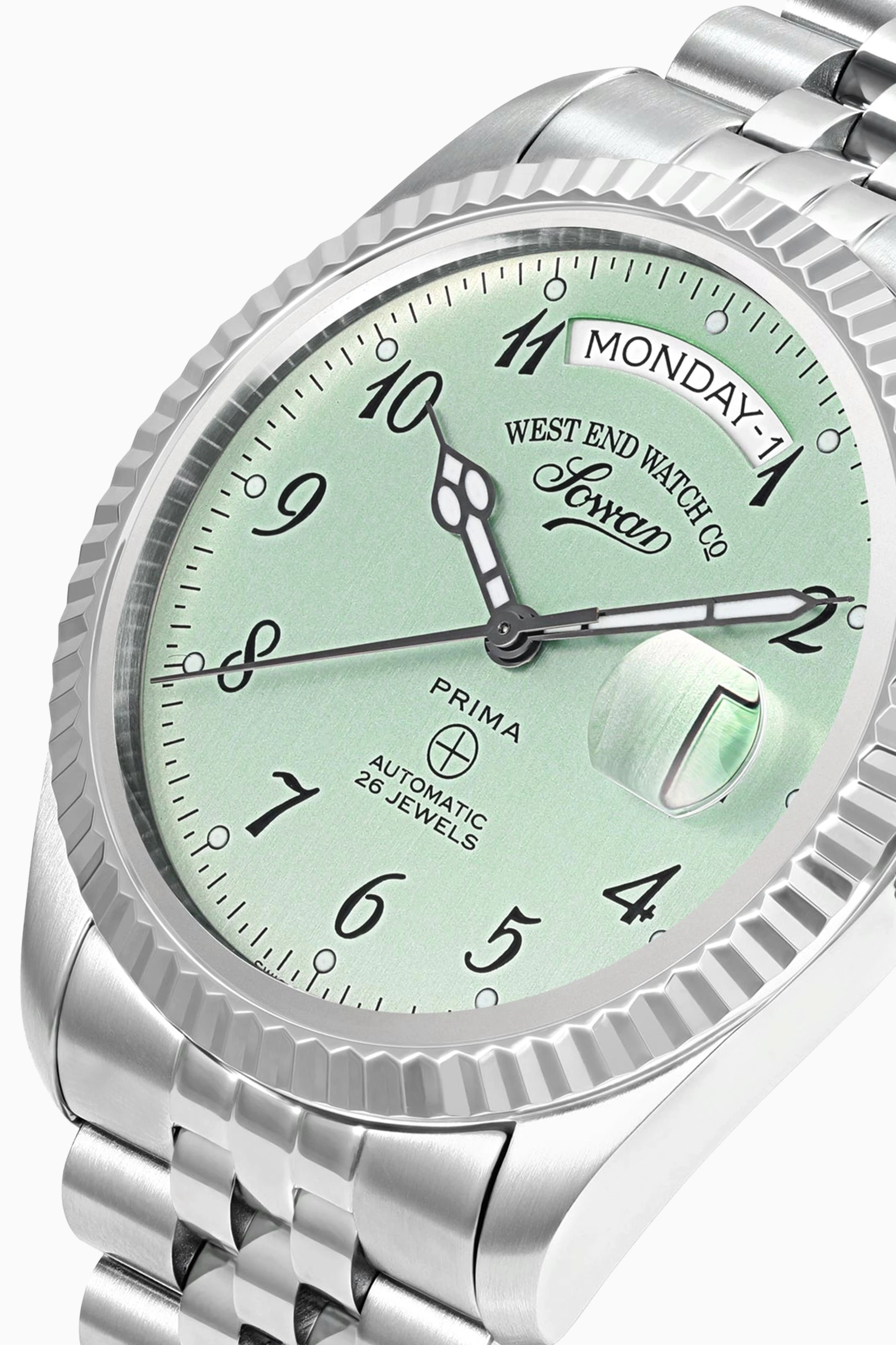 green dial west end watch classic price