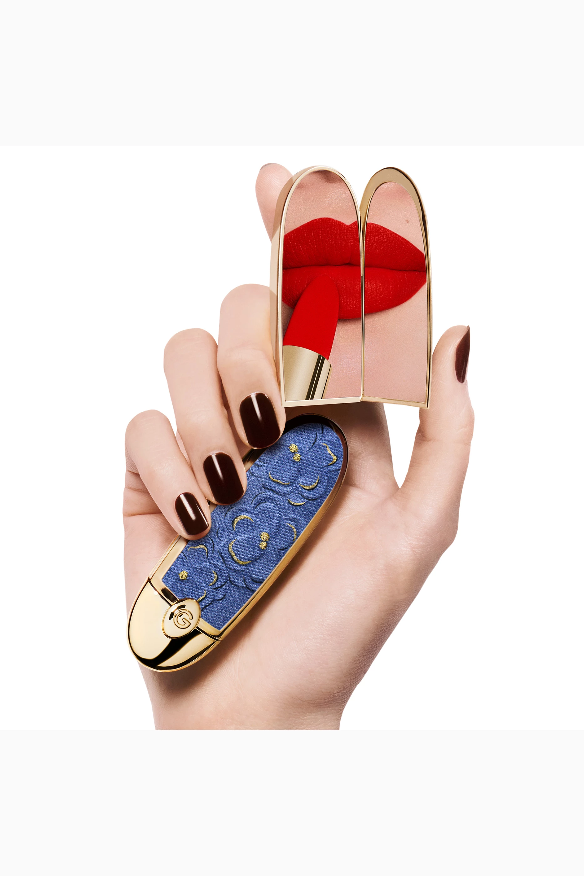 Buy Guerlain Denim Flora Rouge G The Double Mirror Jewel Case For