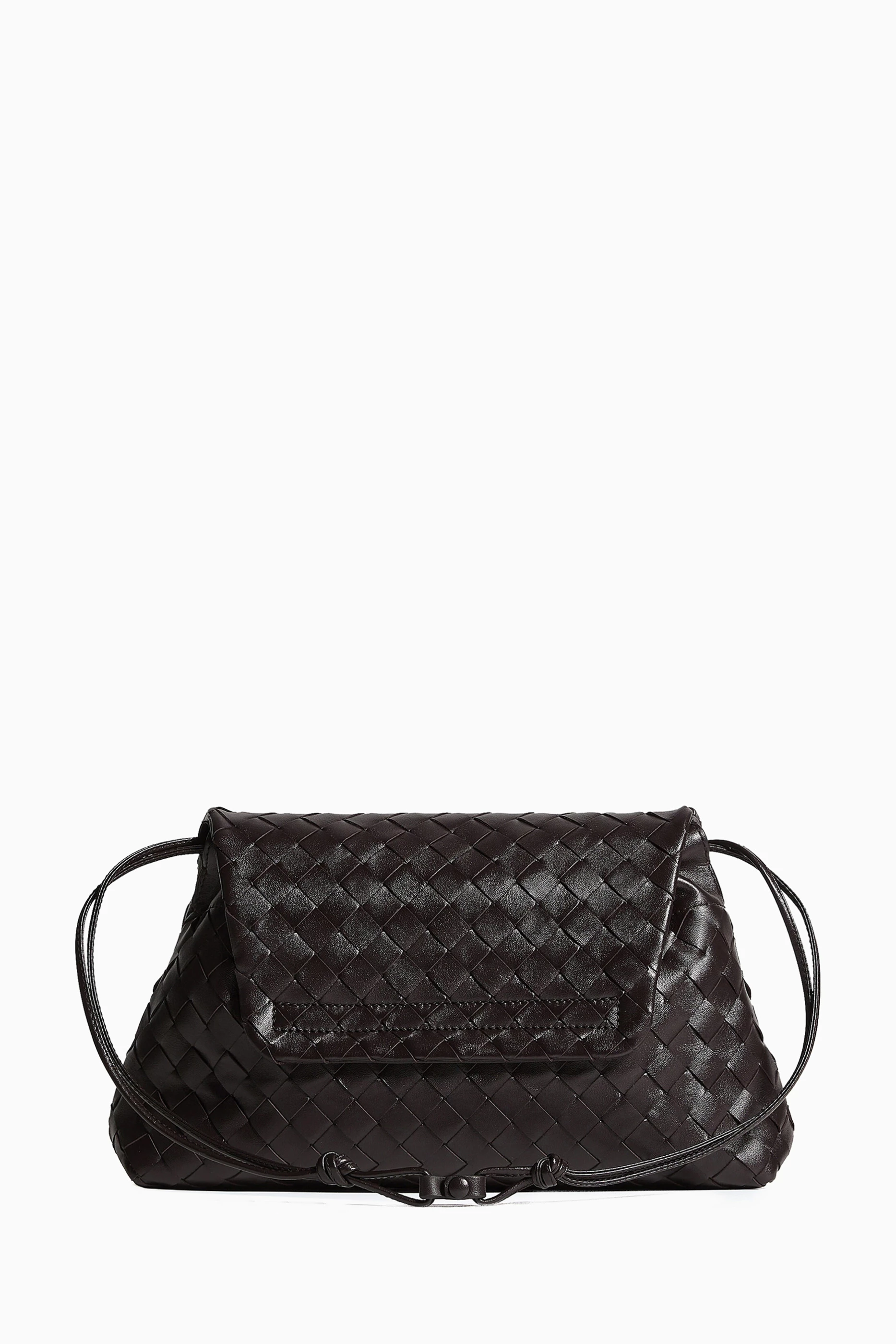 Buy Bottega Veneta Brown Giorno Shoulder Bag in Intrecciato 