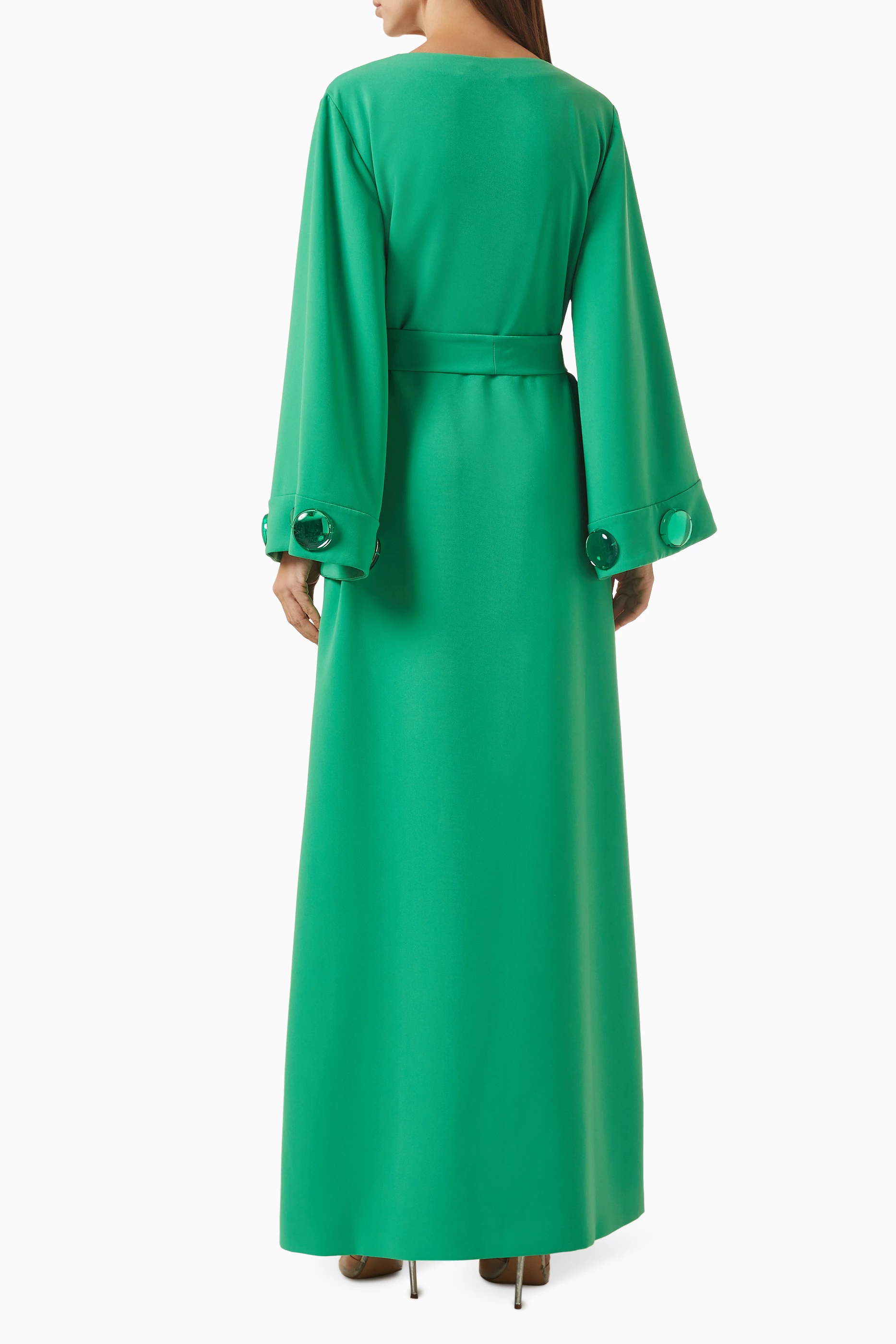 Buy Alexis Green Calvera Maxi Dress For Women Online | Ounass UAE
