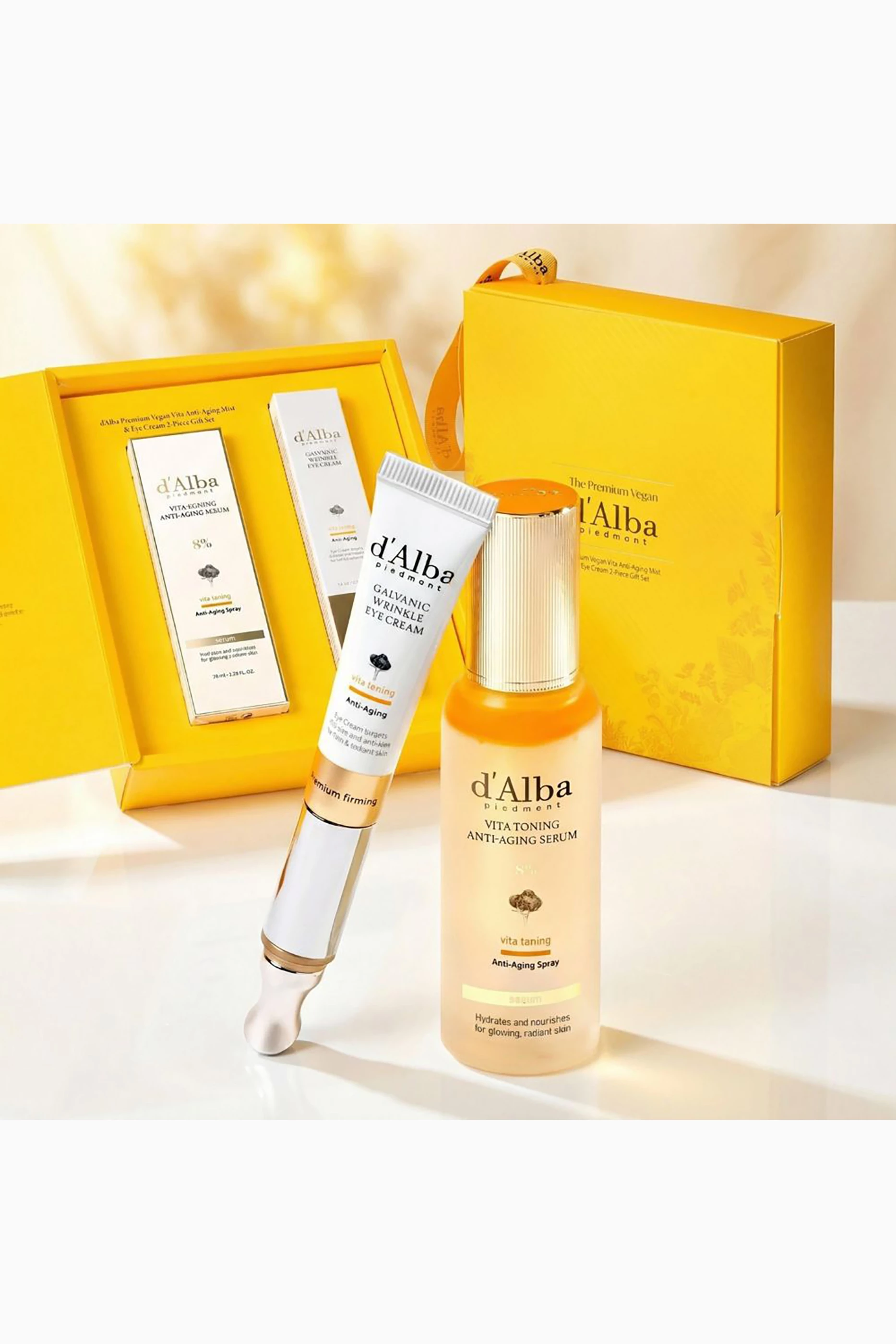 Buy d'Alba Premium Vegan Vita Anti-Aging Mist & Eye Cream Gift Set