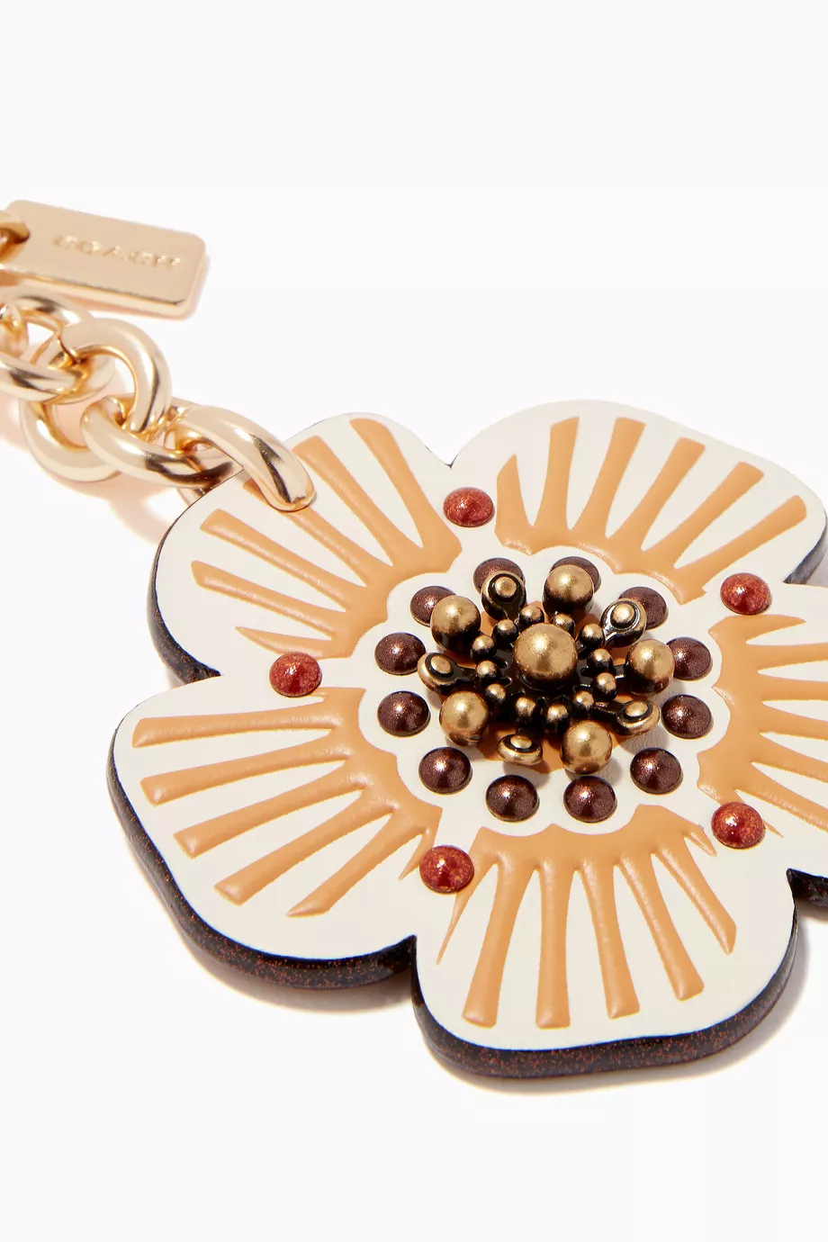 Tea rose cheap bag charm
