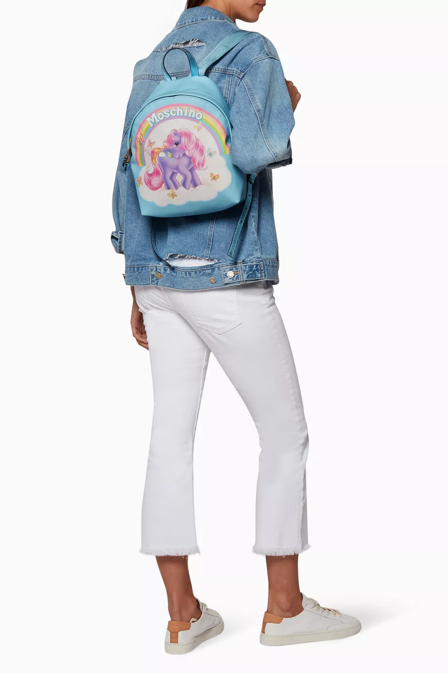 Buy Moschino Blue Blue My Little Pony Backpack for Women in UAE