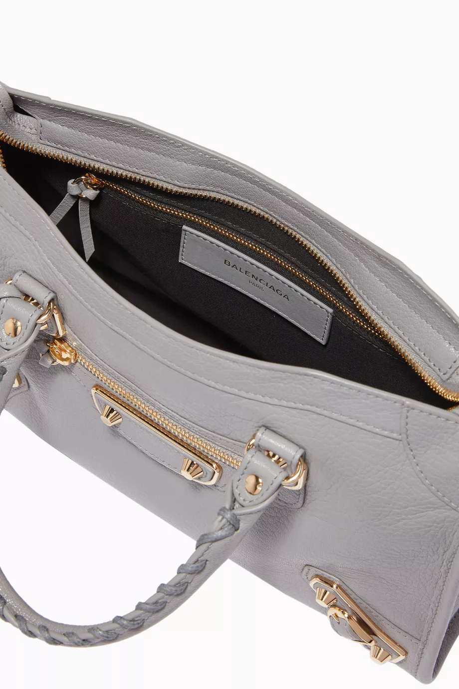 Balenciaga metallic cheap edge small