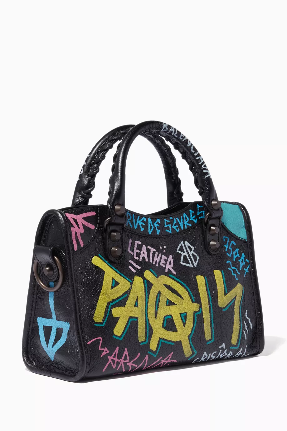 Balenciaga small city graffiti top