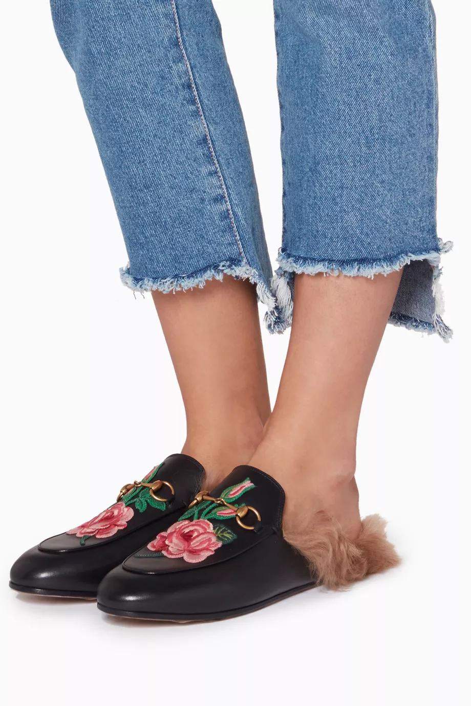 Gucci rose cheap loafers