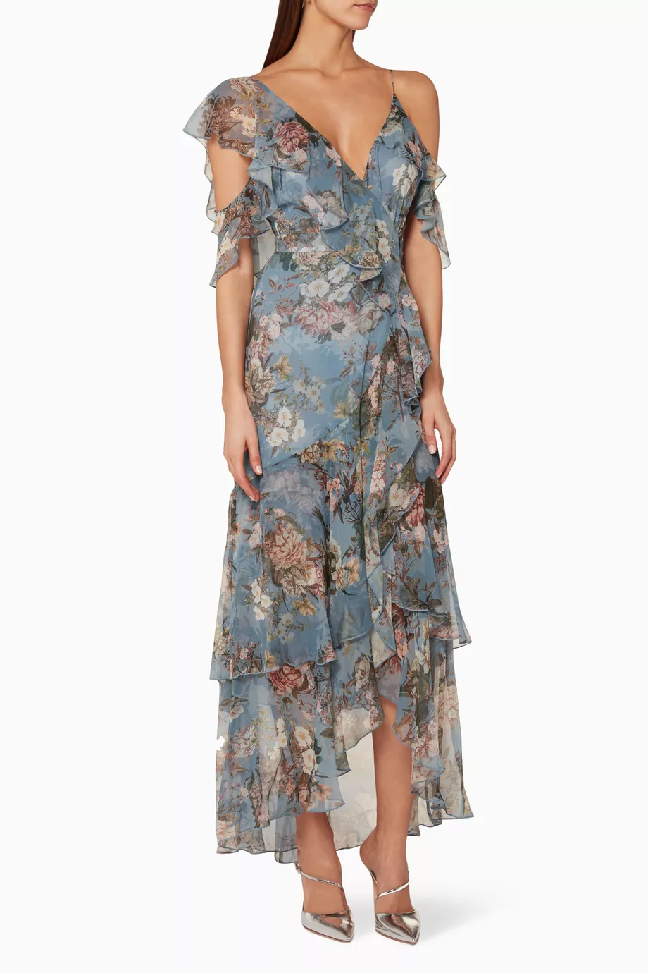 Buy Nicholas Multicolour Multi colour Arielle Floral Wrap Maxi