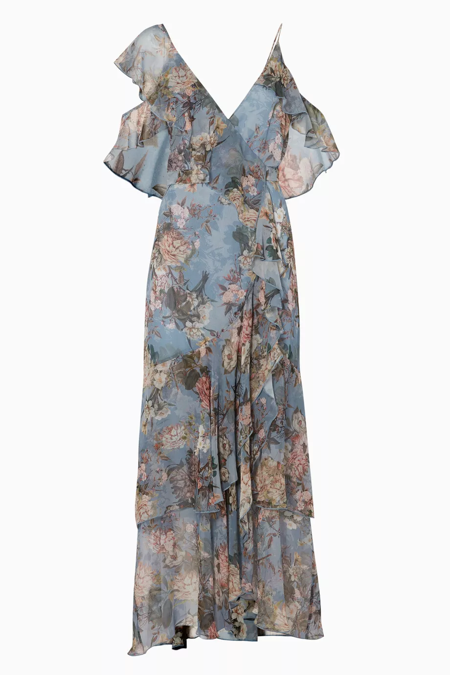 Nicholas arielle floral clearance wrap maxi dress