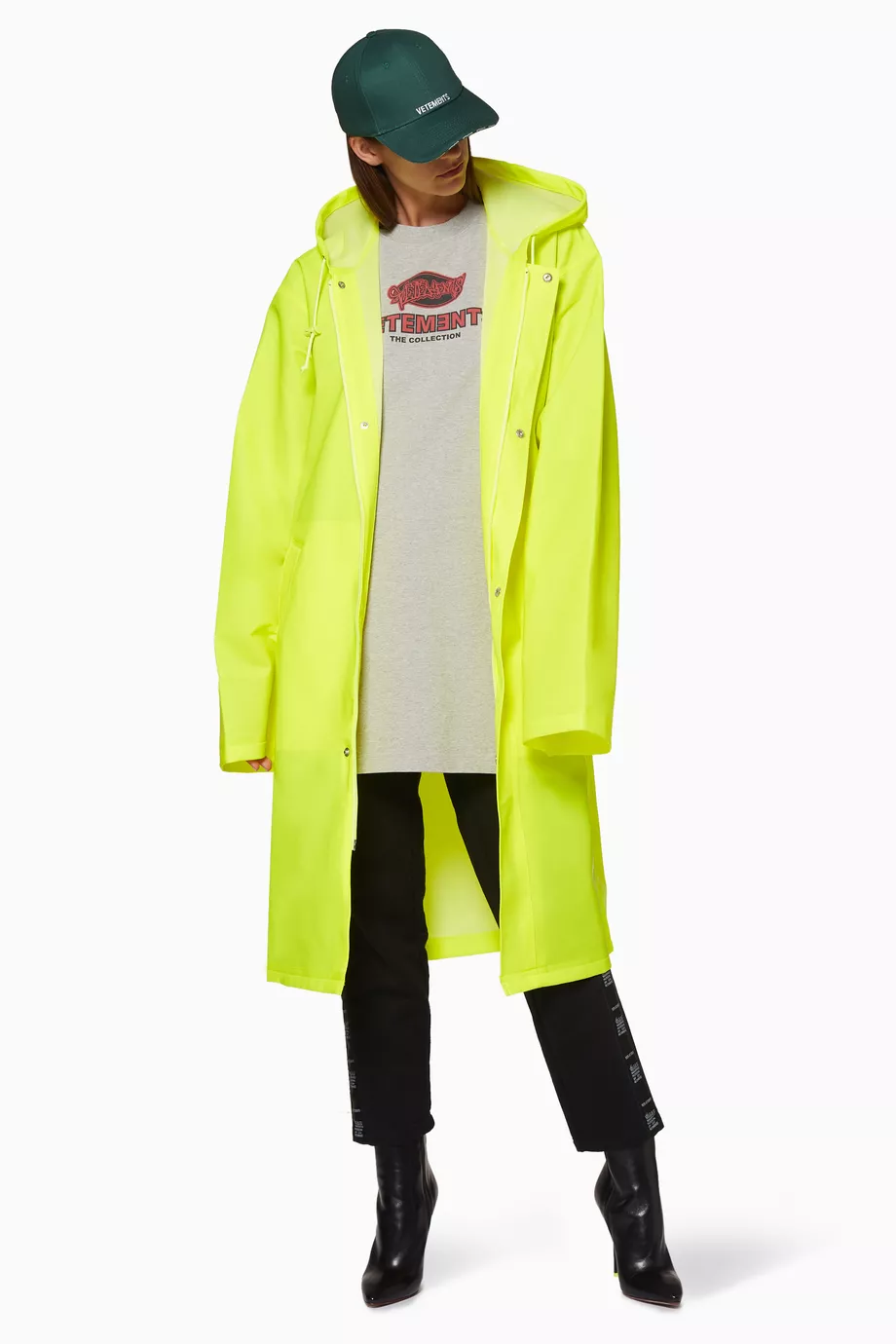 Vetements raincoat clearance yellow