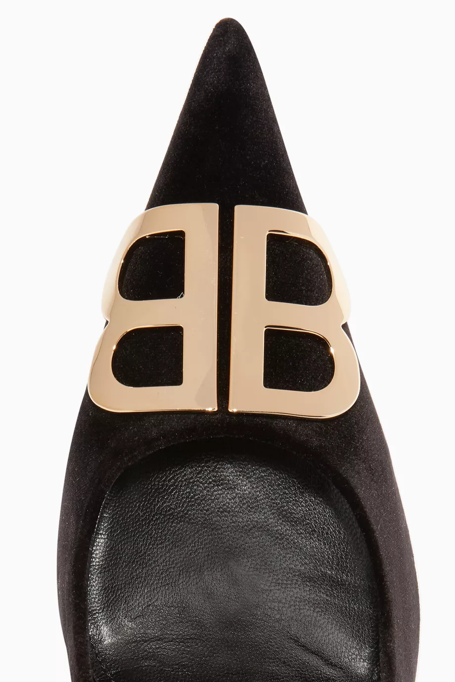 Balenciaga bb velvet pumps sales