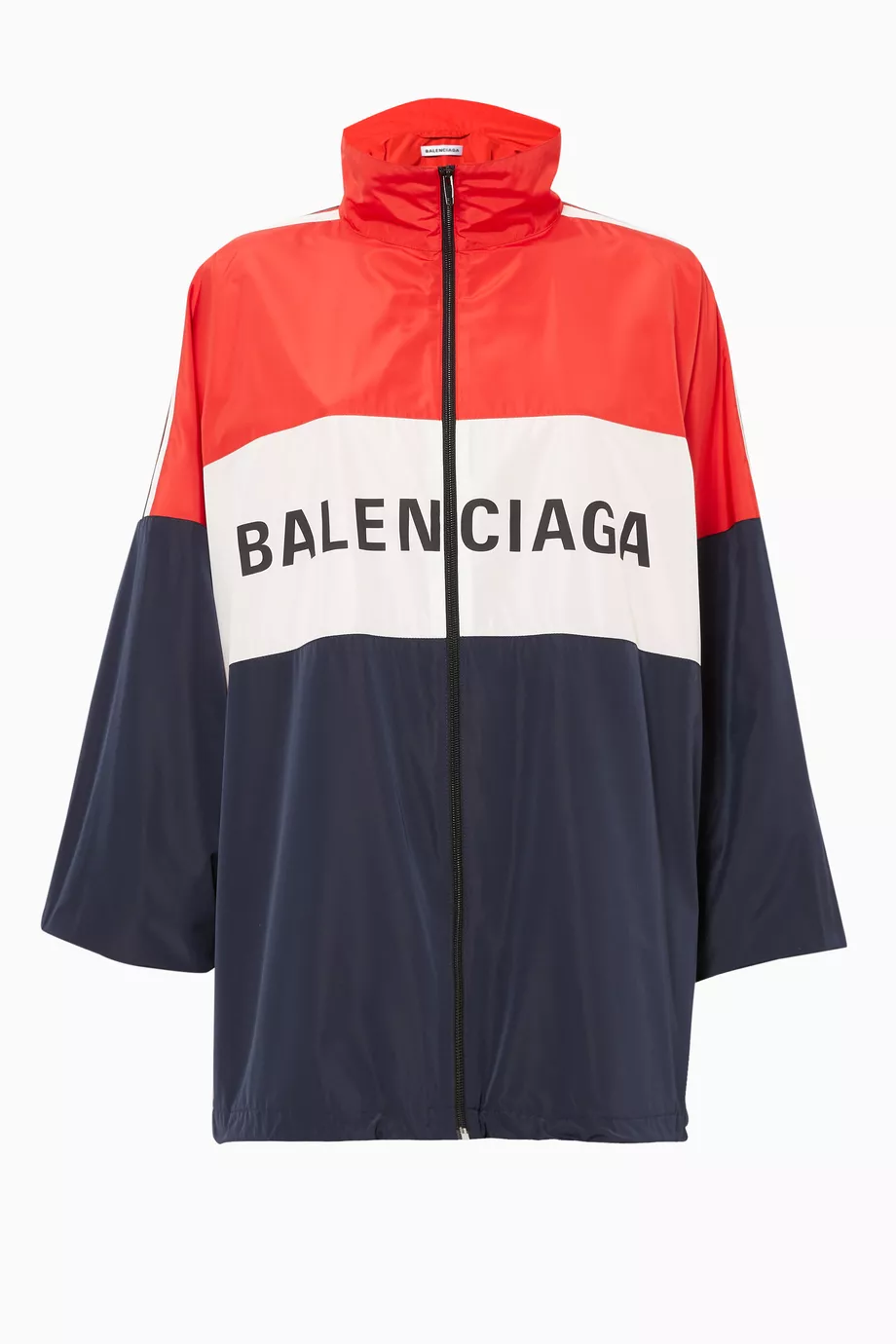 Balenciaga jacket red new arrivals white blue