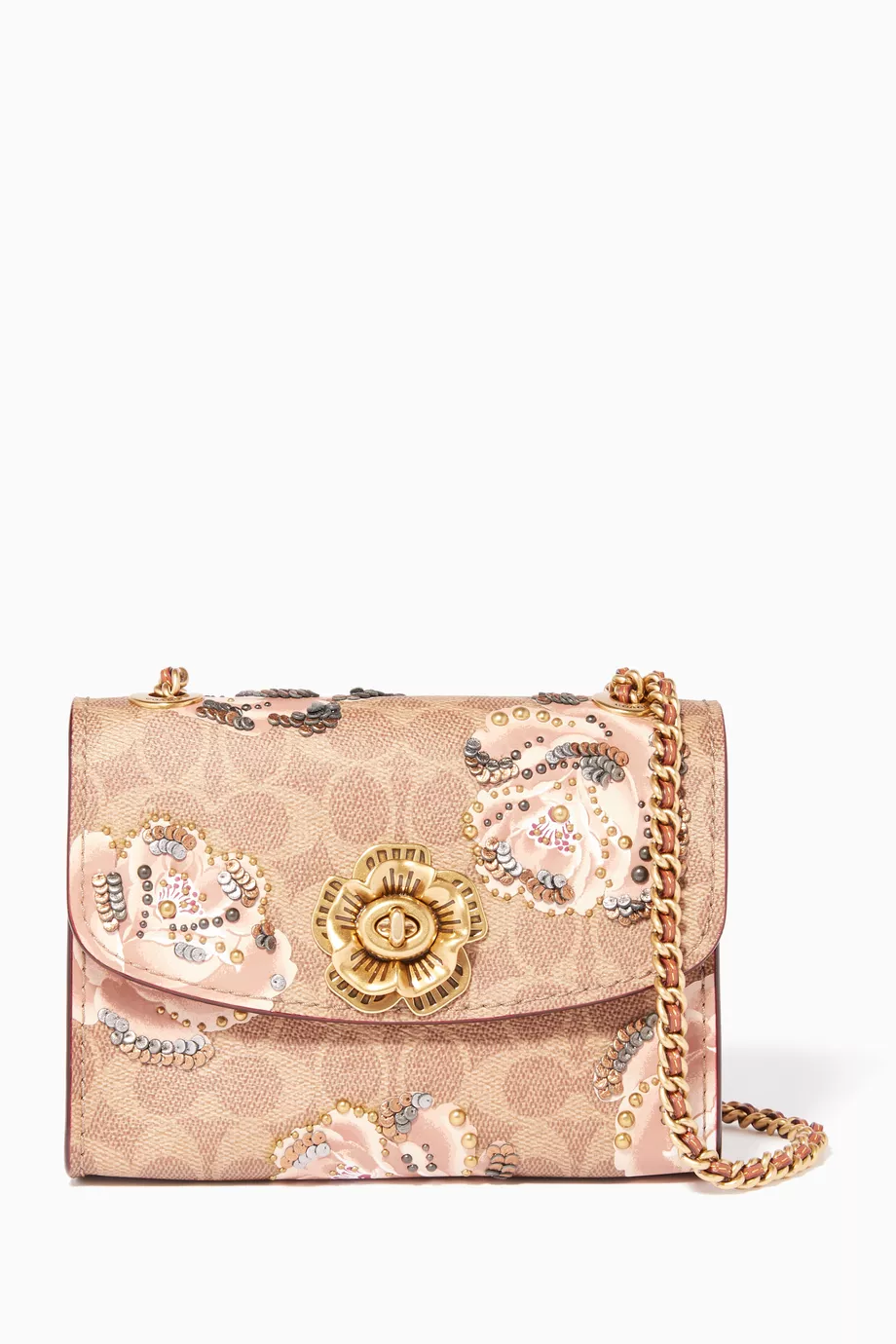 Parker in embellished signature rose print store
