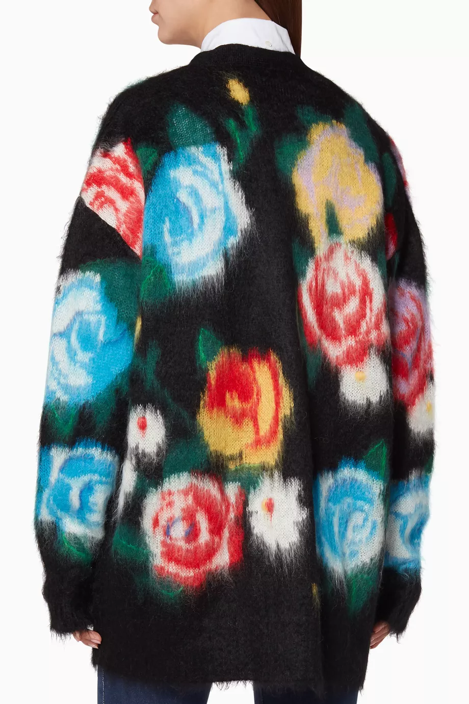 Miu miu floral cardigan top