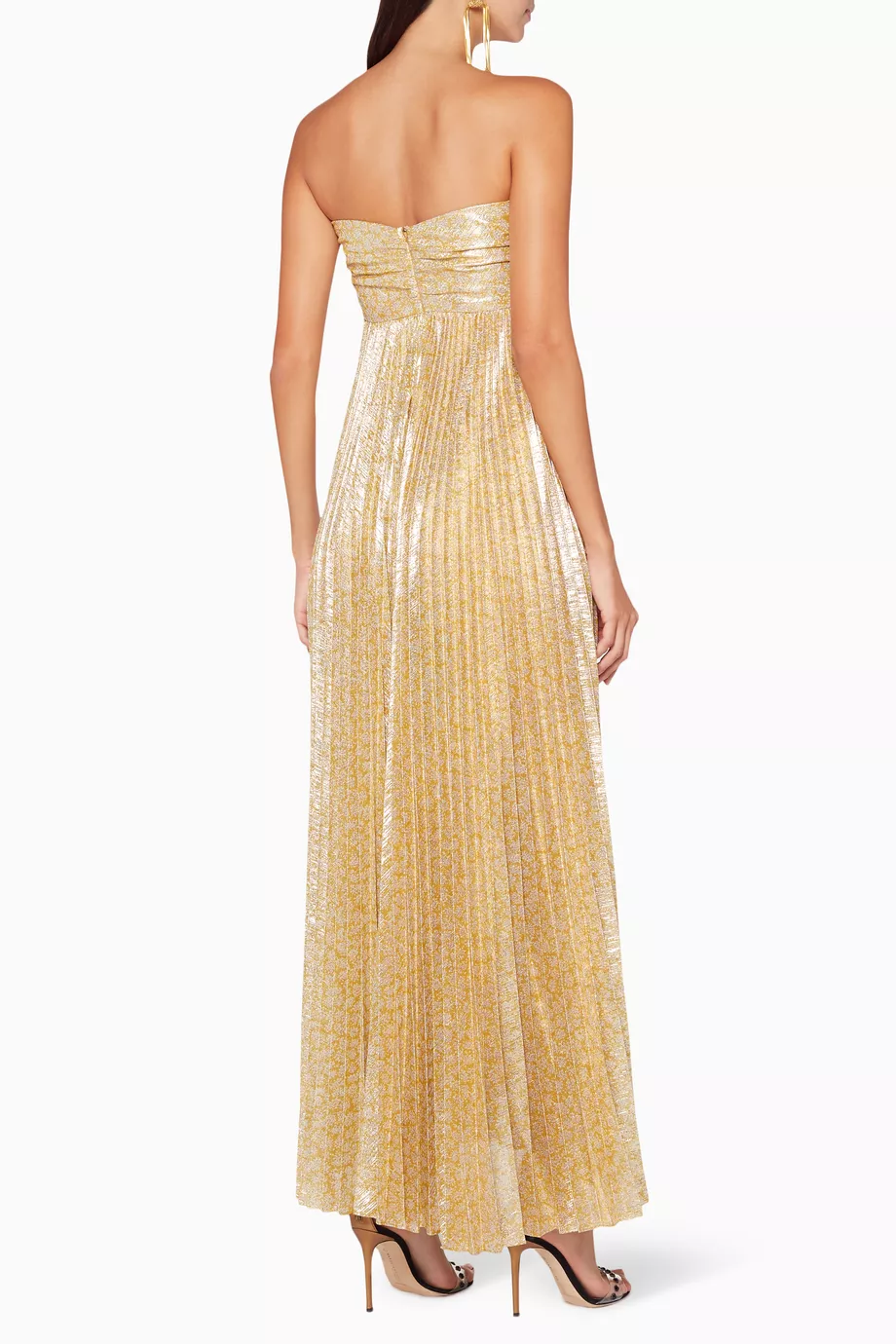 Alexis joya plissé maxi dress cheap