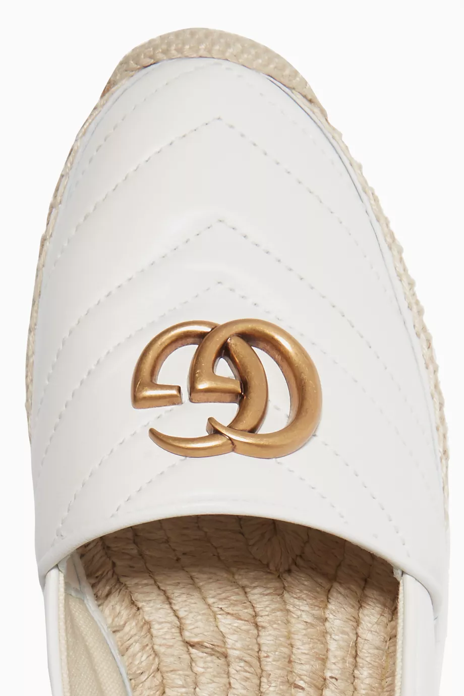 White gucci espadrilles hotsell