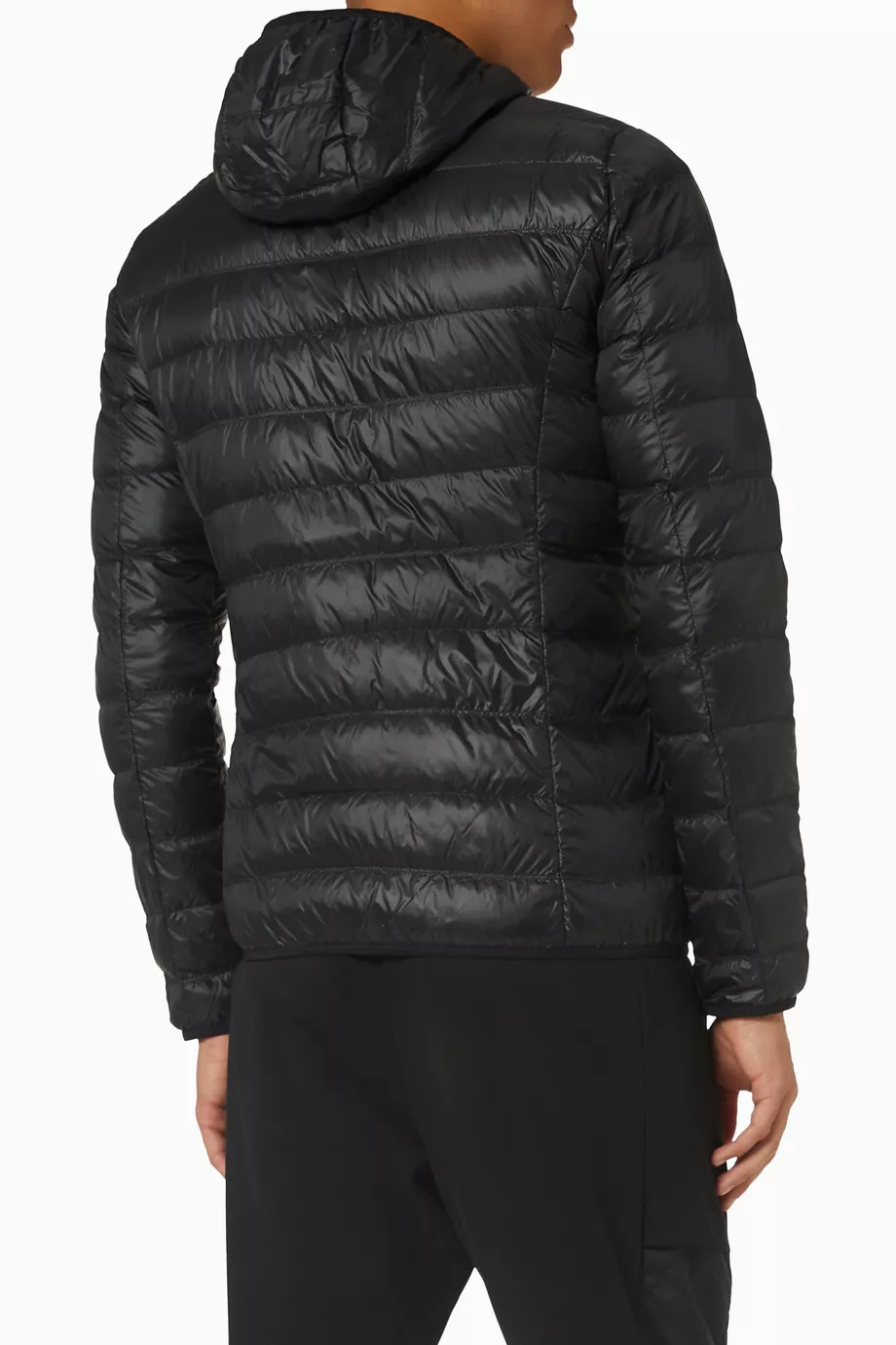 Buy Emporio Armani Black Puffer Jacket in Nylon for Men in UAE