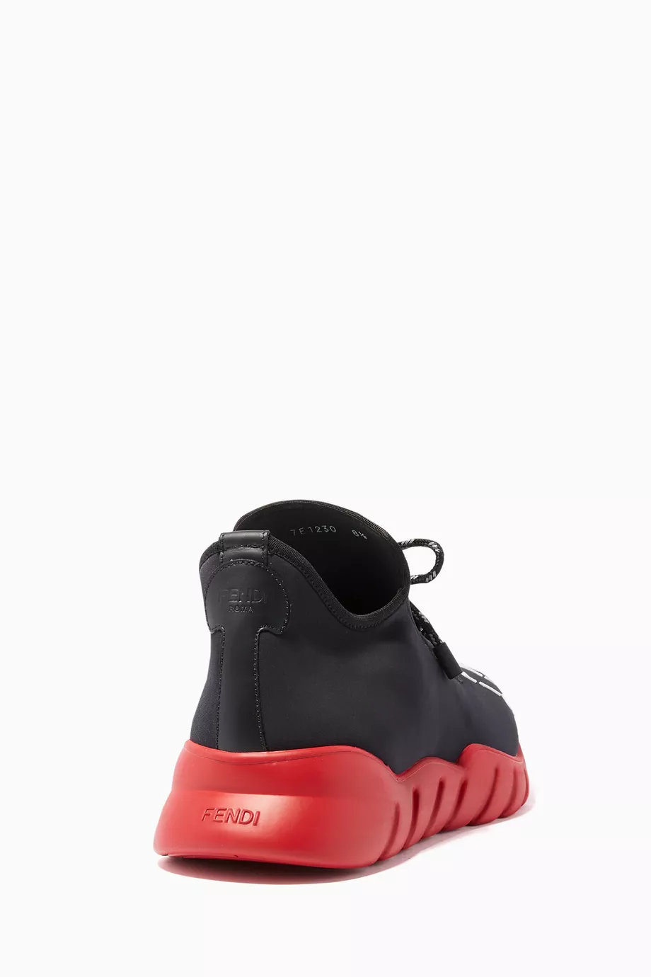 Buy Fendi Blue Black Fiend Neoprene Sneakers for Men in UAE Ounass