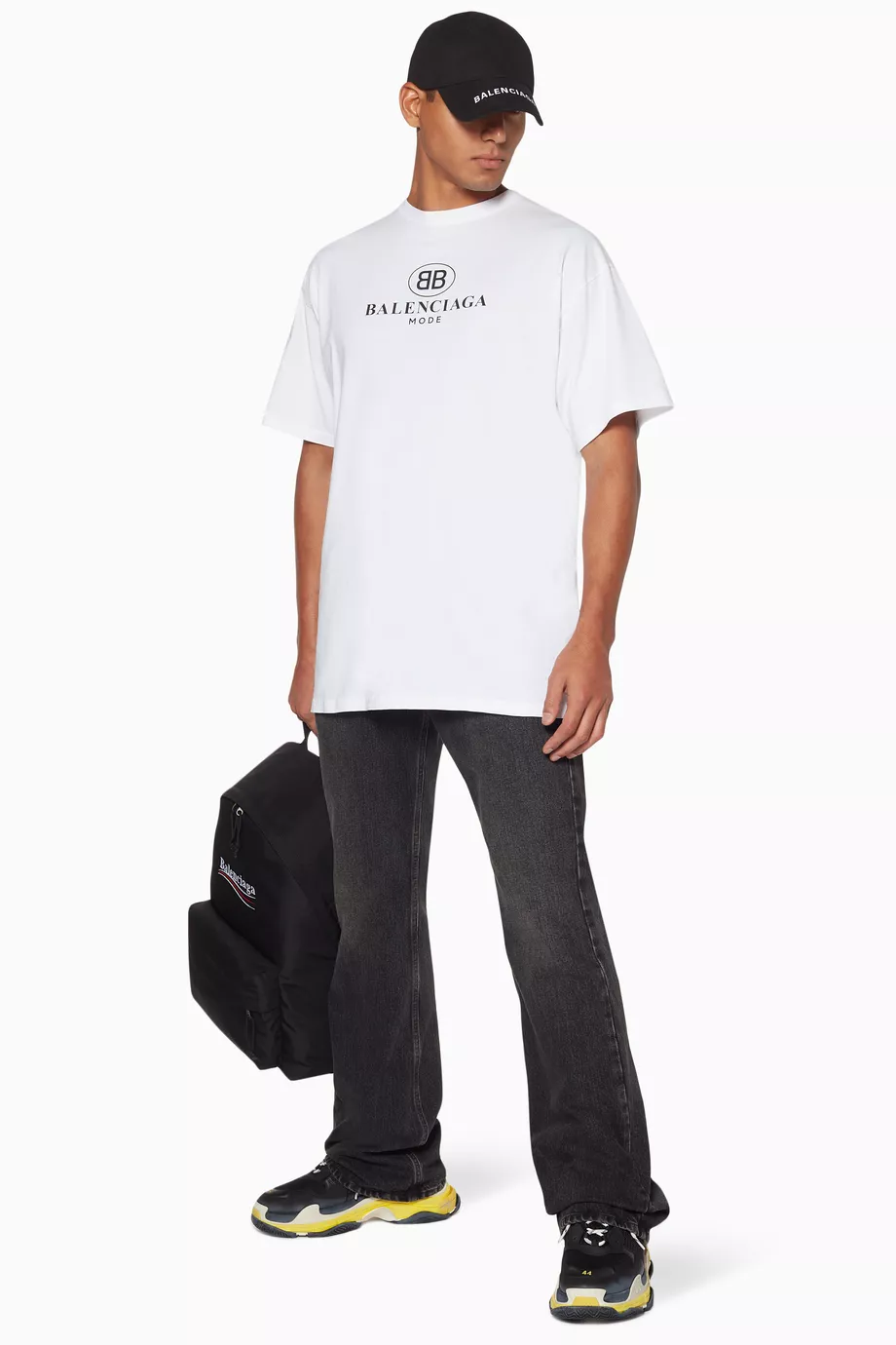 Balenciaga mode t shirt white hot sale