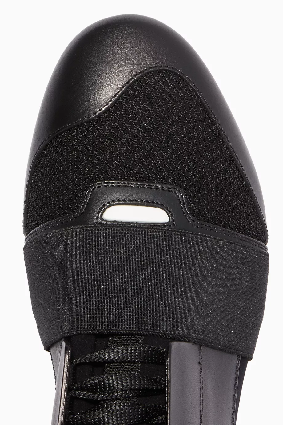 Buy Balenciaga Black Black Race Runner Low Top Sneakers for Men in