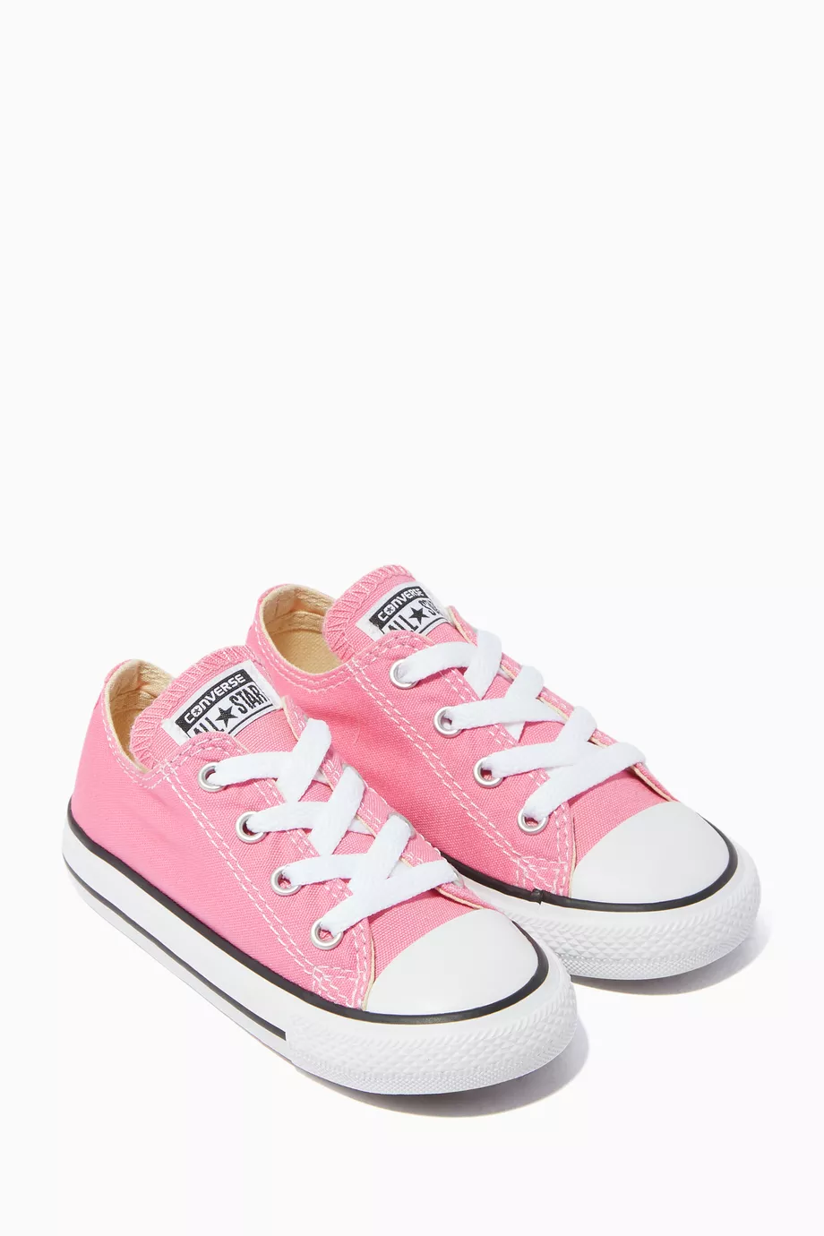 Baby pink discount high top converse