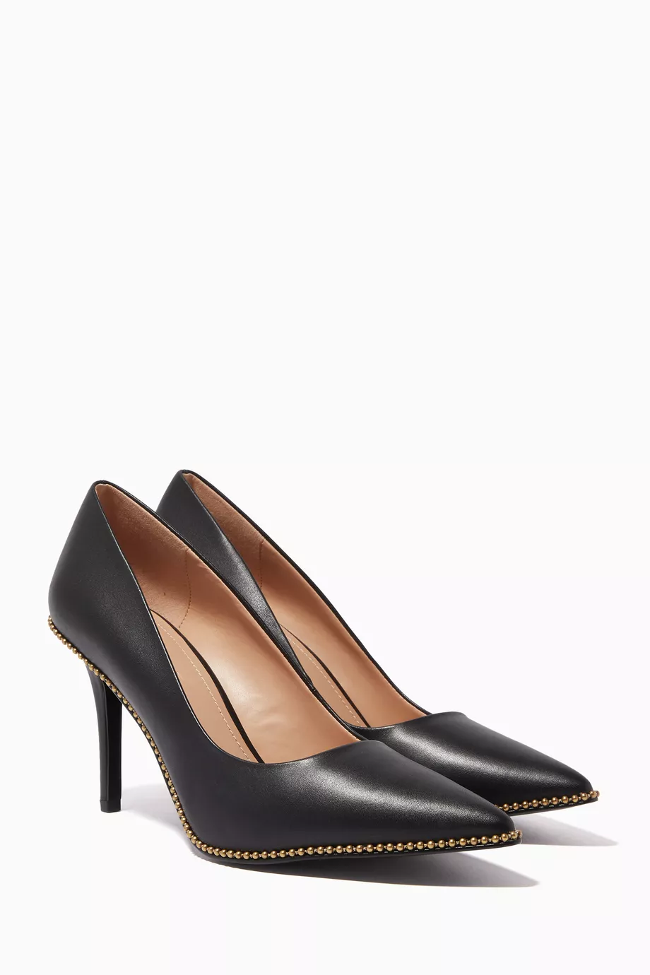 Coach studded best sale heels