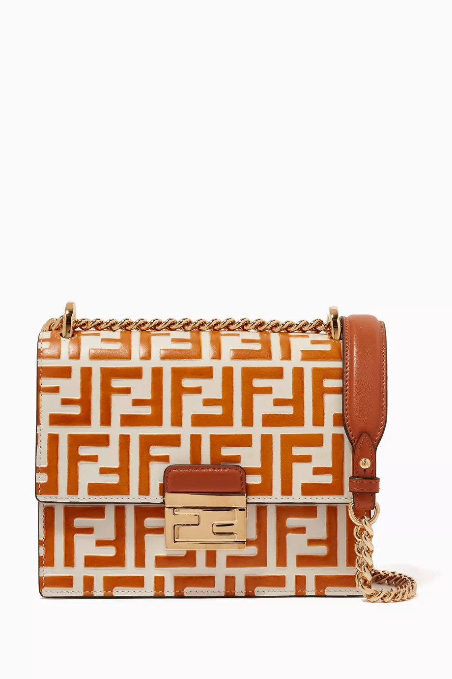 Orange fendi bag discount