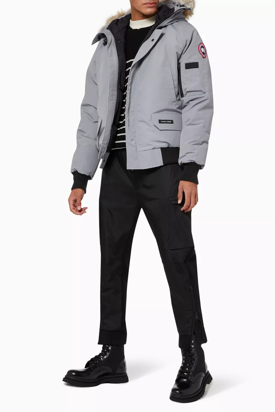 Buy Canada Goose Grey Chilliwack Down Bomber for Men in UAE Ounass