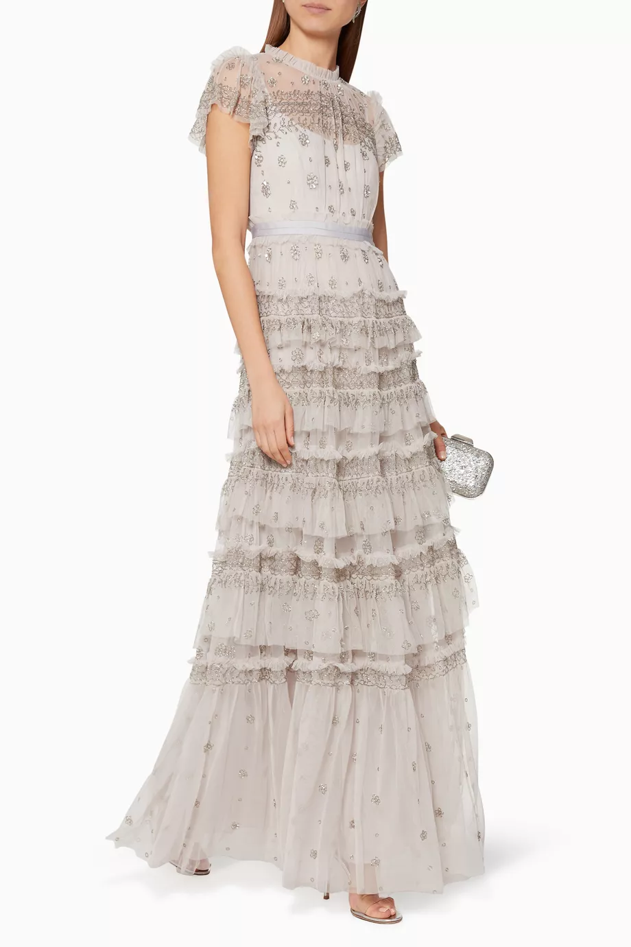 Buy Needle Thread Purple Andromeda Embellished Gown for Women in UAE Ounass
