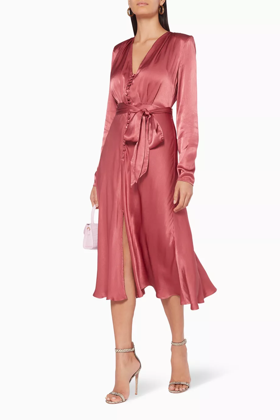 Ghost meryl dress online pink