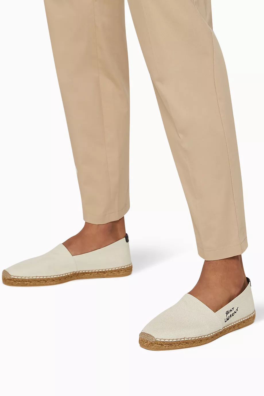 Saint laurent store canvas espadrilles