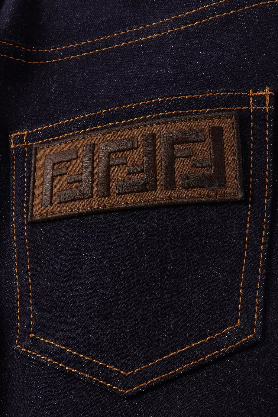 Fendi logo jeans womens discount