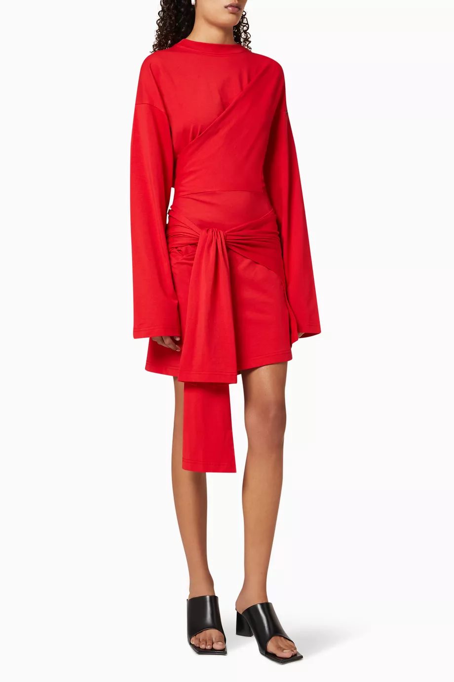 Balenciaga red dress new arrivals