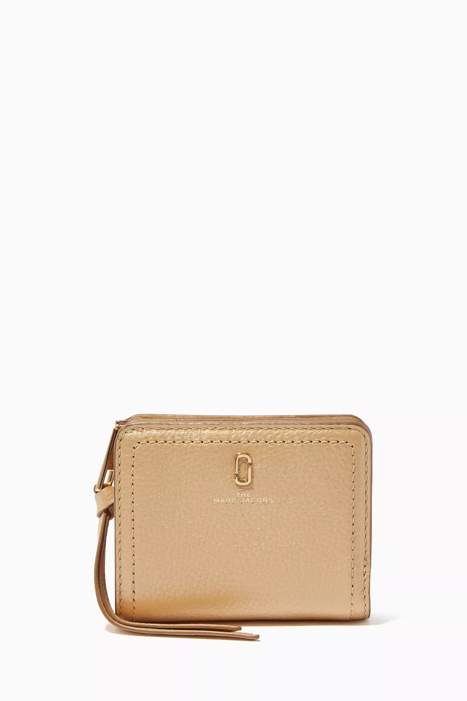 Buy Marc Jacobs Gold The Softshot Pearlized Mini Compact Wallet in