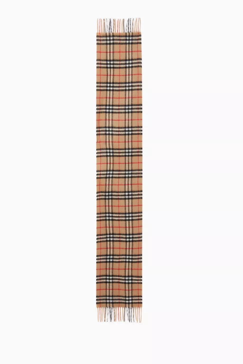 Burberry classic vintage check cashmere deals scarf