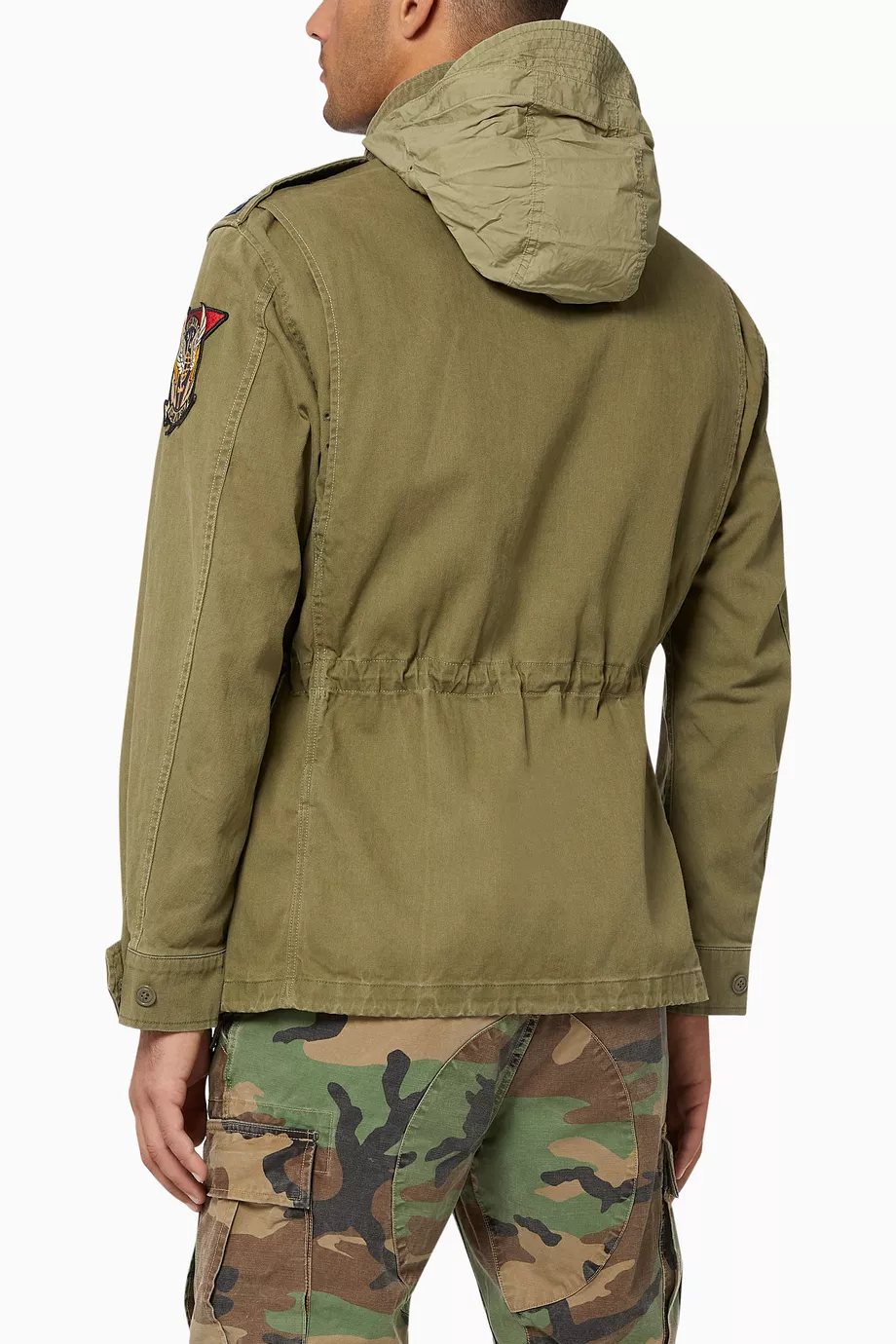 Buy Polo Ralph Lauren Neutral M65 Combat Cotton Twill Jacket for