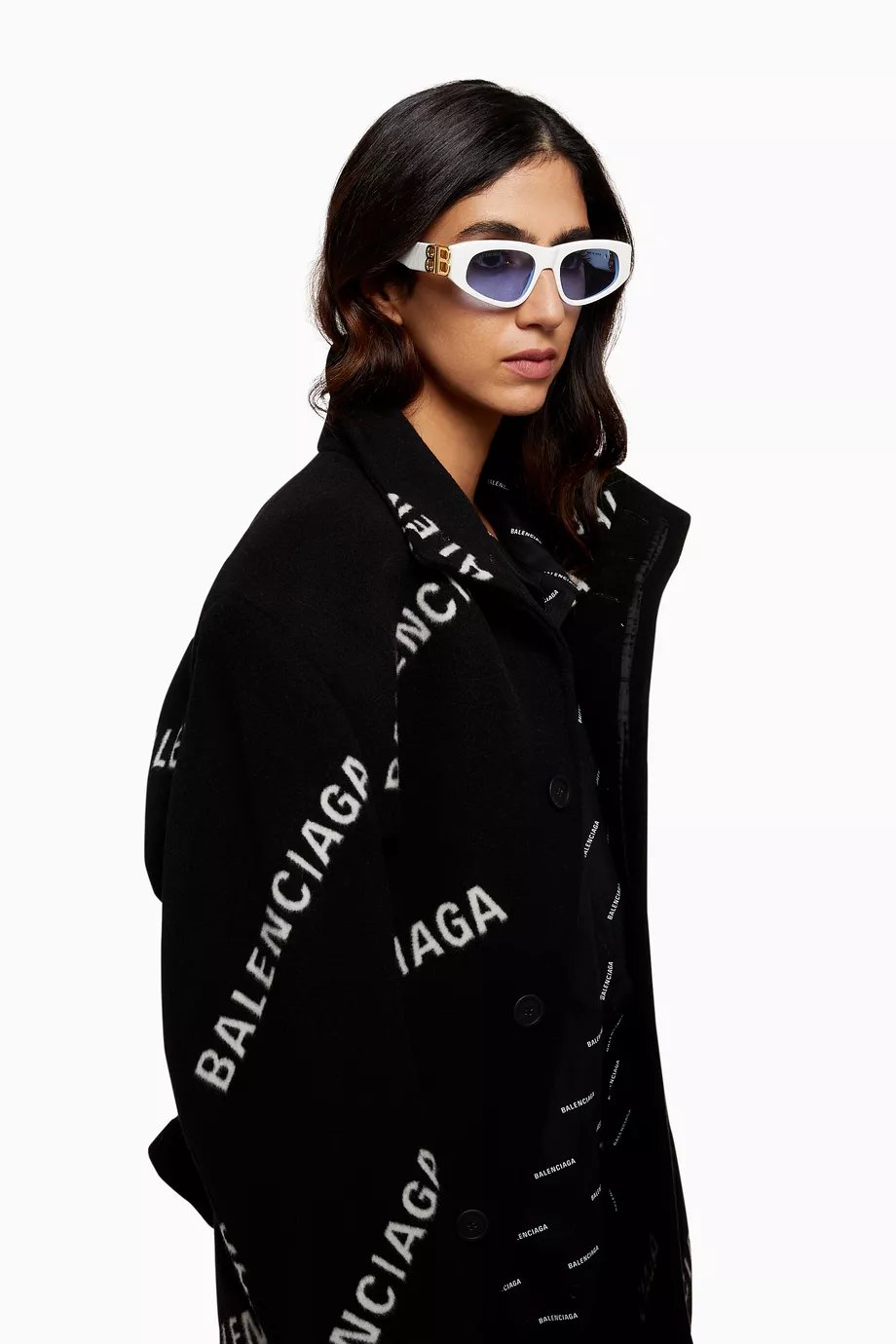 Balenciaga windbreaker hotsell womens gold