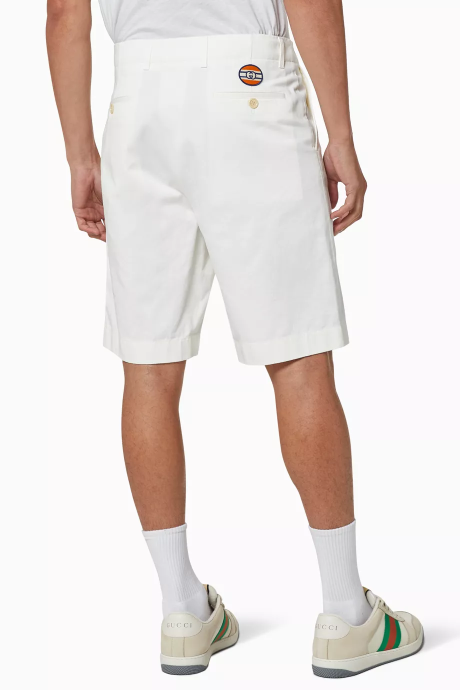 White new arrivals gucci shorts