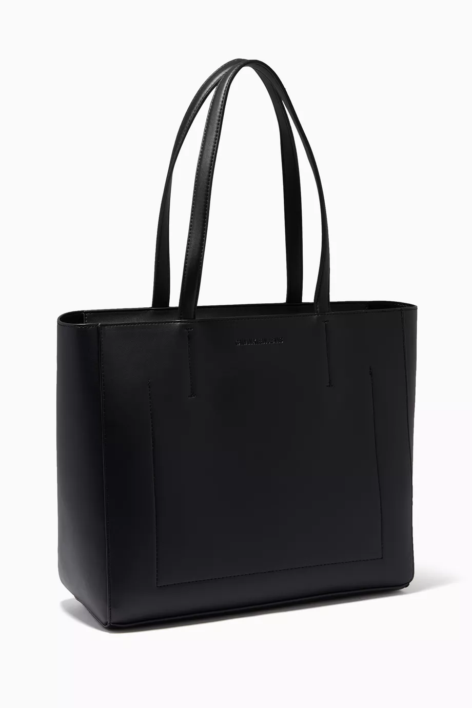 Buy Calvin Klein Jeans Black CK Tote Bag in Faux Leather for