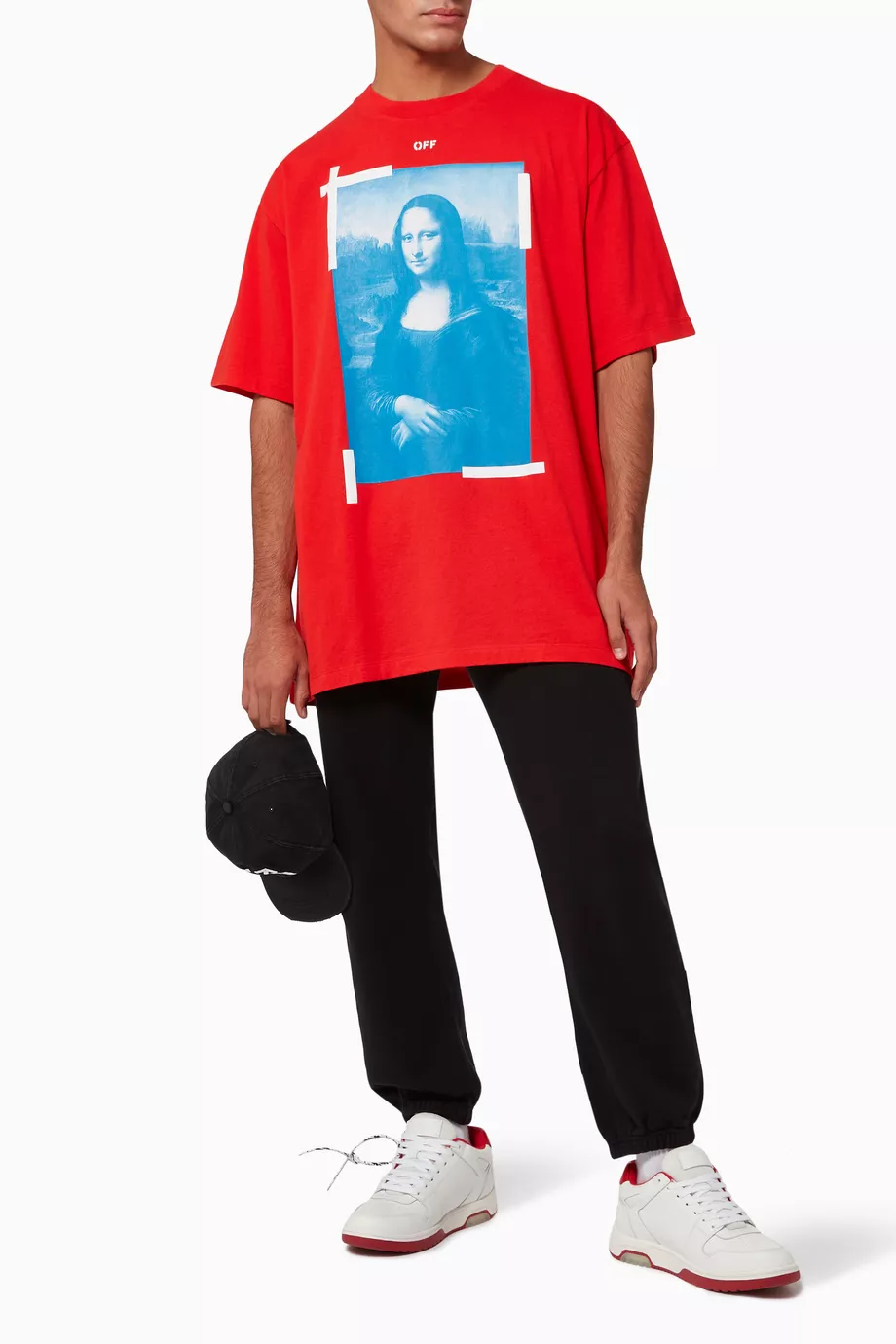 Off white mona outlet lisa t shirt red
